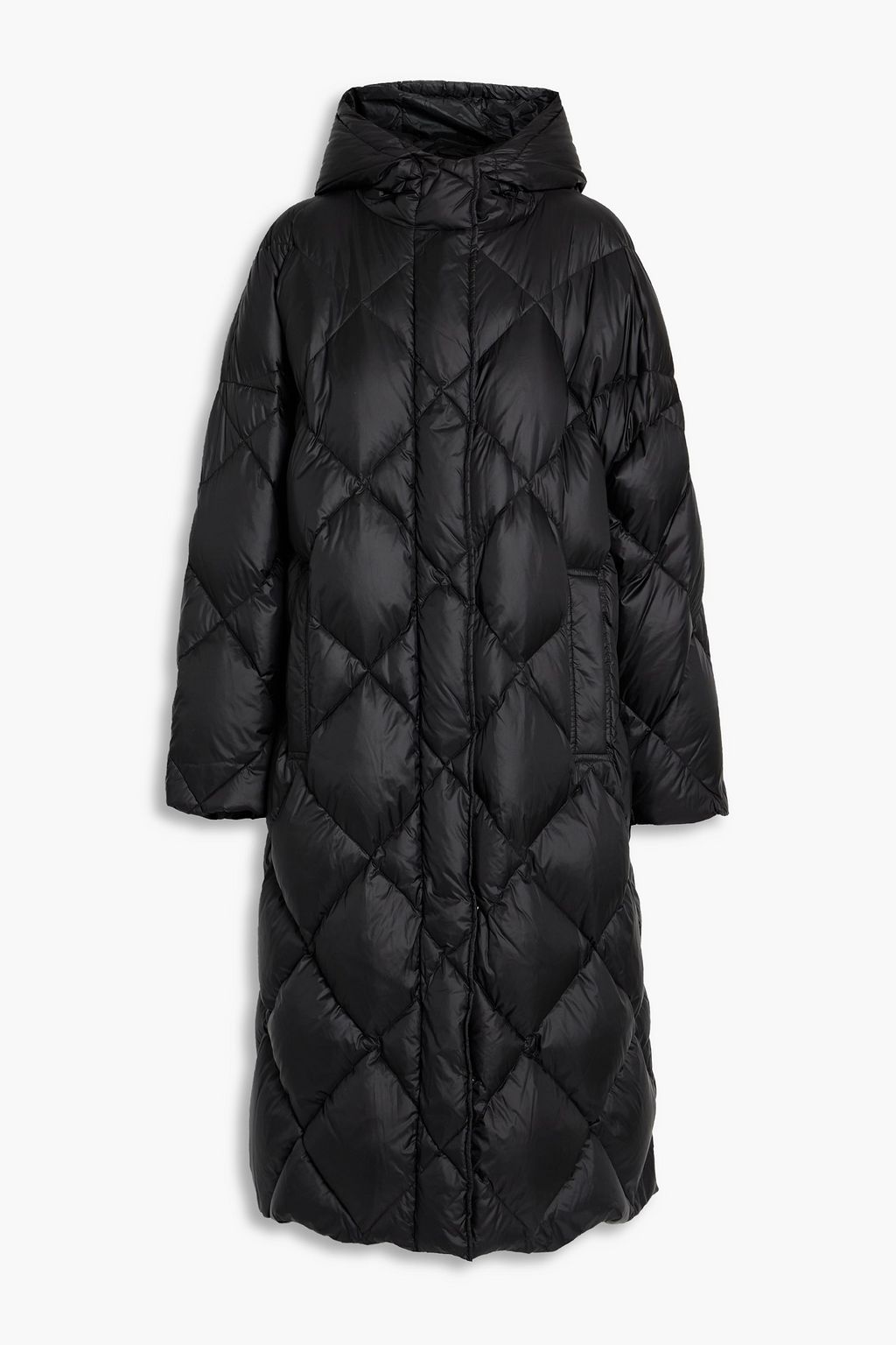 STAND STUDIO Farrah quilted shell hooded coat | THE OUTNET