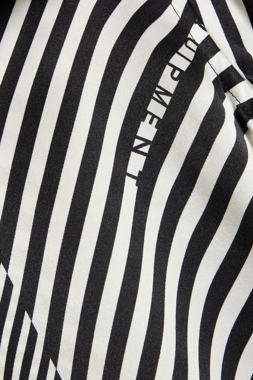 EQUIPMENT Striped silk-satin shirt
