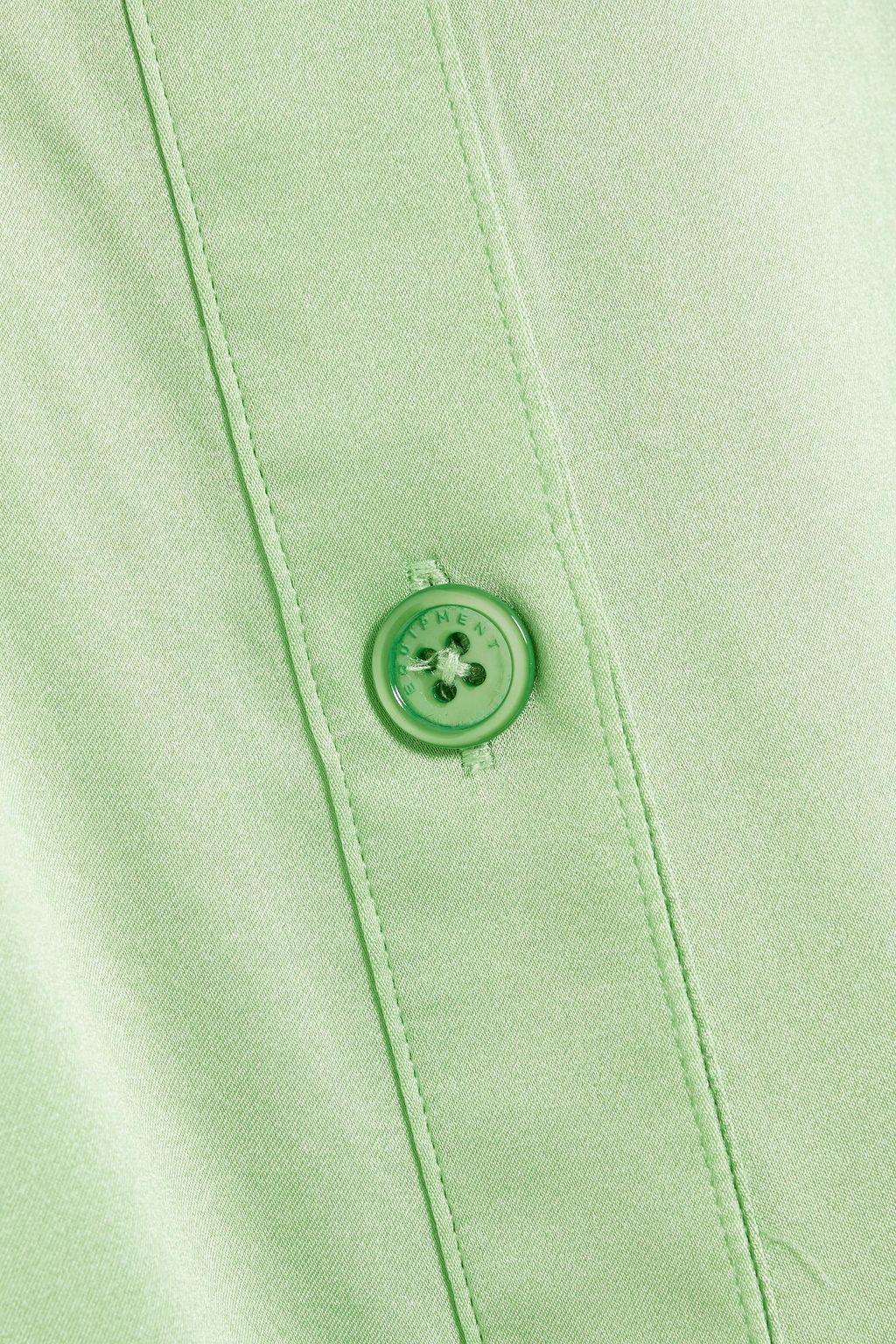 EQUIPMENT Geneva tie-front silk-satin shirt