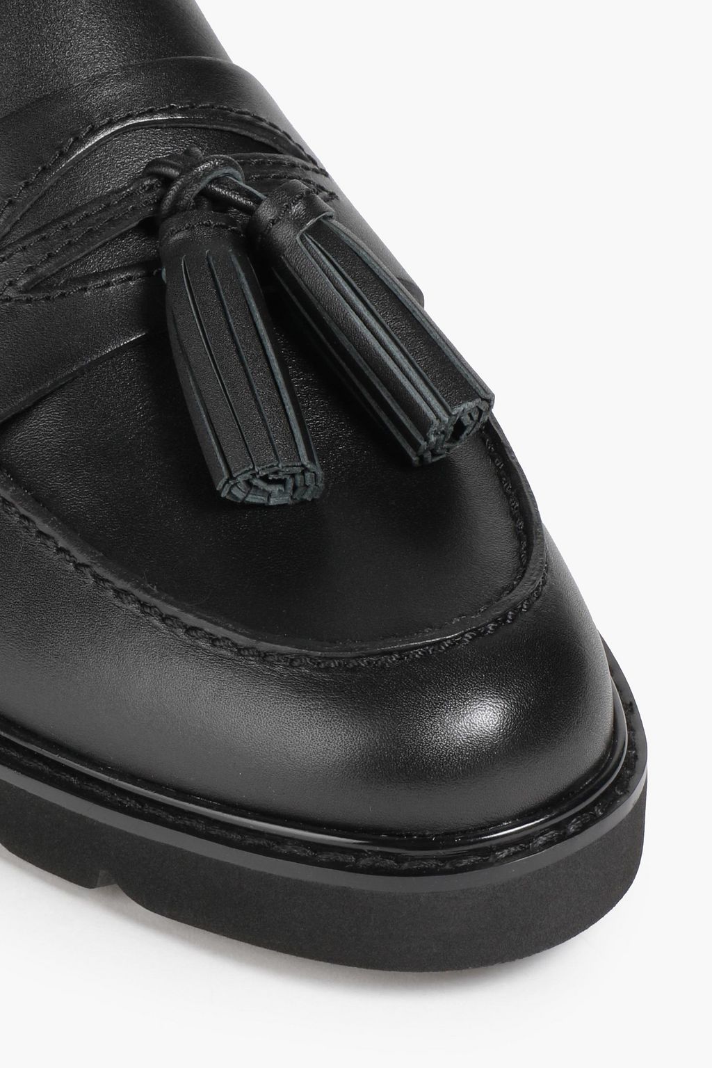 STUART WEITZMAN Adrina tasseled leather loafers