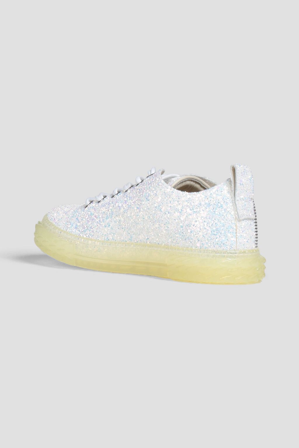 GIUSEPPE ZANOTTI Blabber glittered leather sneakers