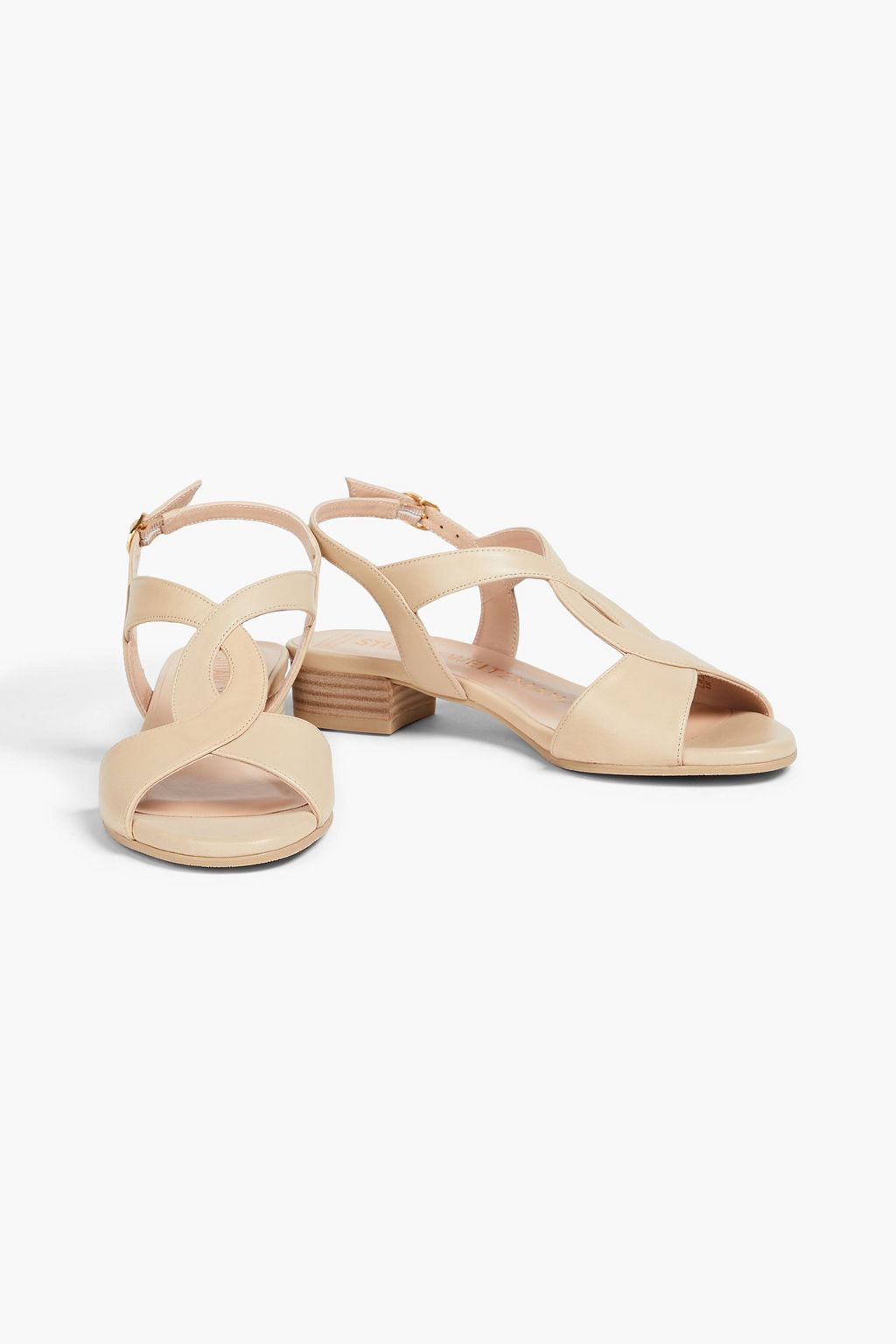 STUART WEITZMAN Shalena 25 Sandalen aus Leder mit Cut-outs