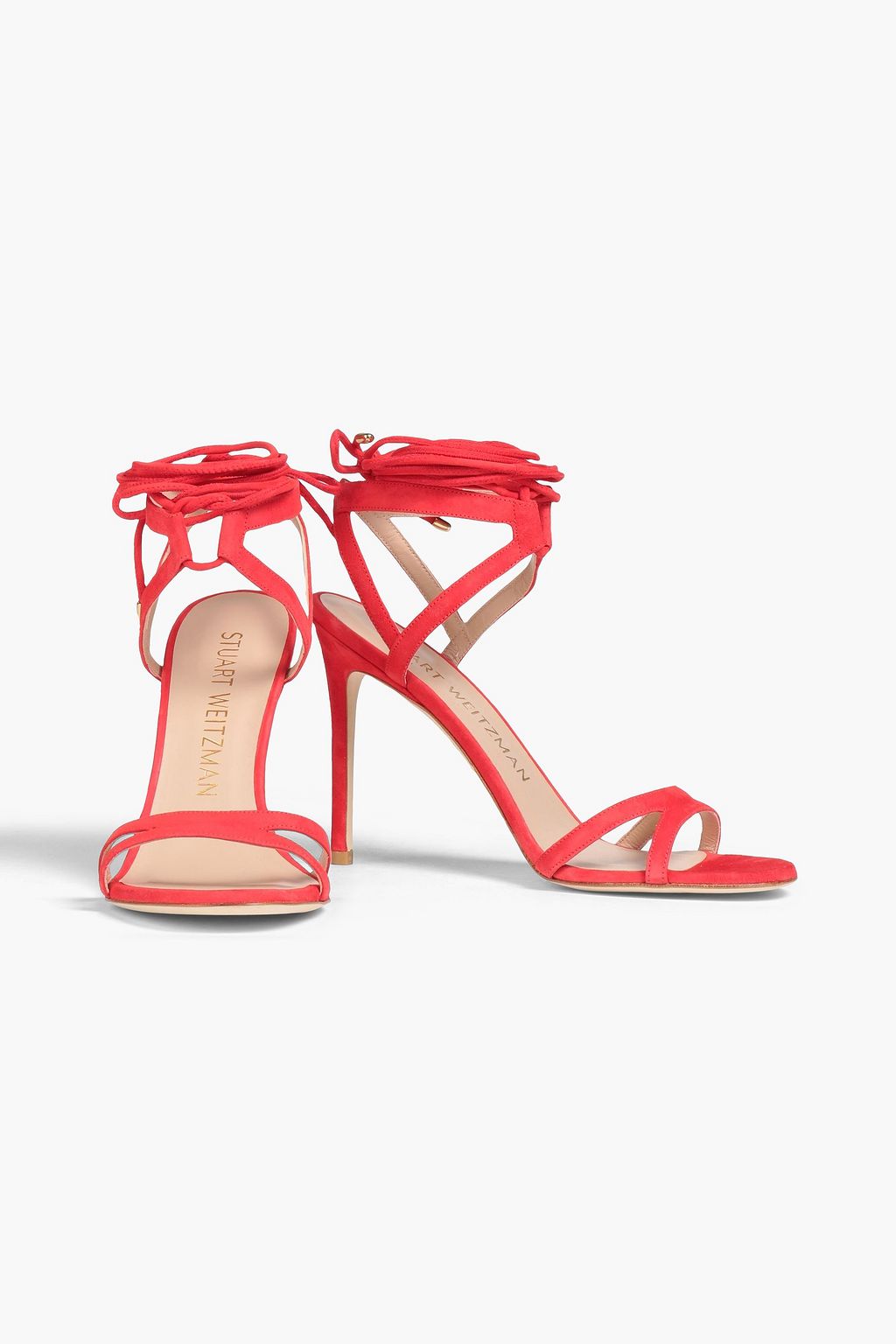 STUART WEITZMAN Soiree 100 Sandalen aus Veloursleder