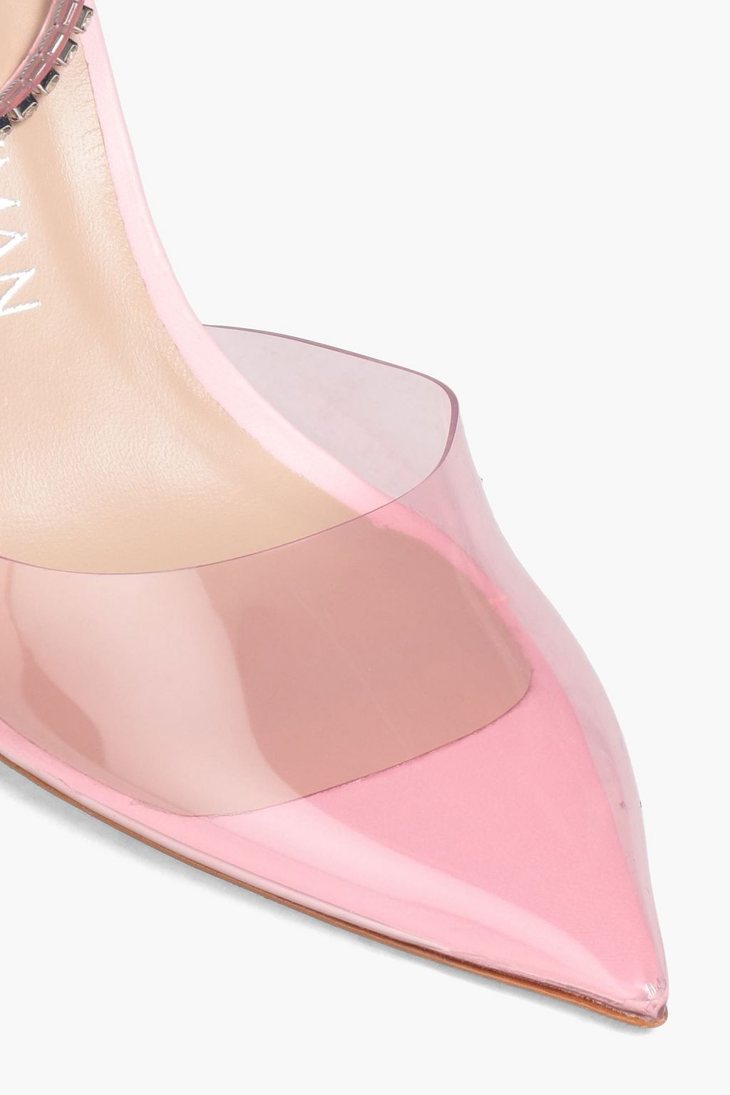STUART WEITZMAN حذاء بامب «جلام» مصنوع من مادة PVC بكعب مقاس 100