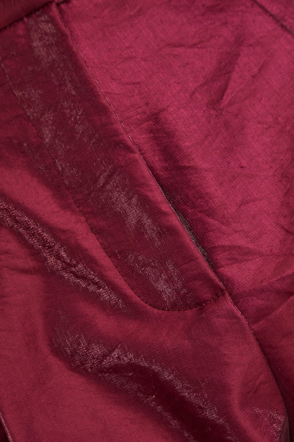 STELLA NOVA Jill pleated taffeta tapered pants THE