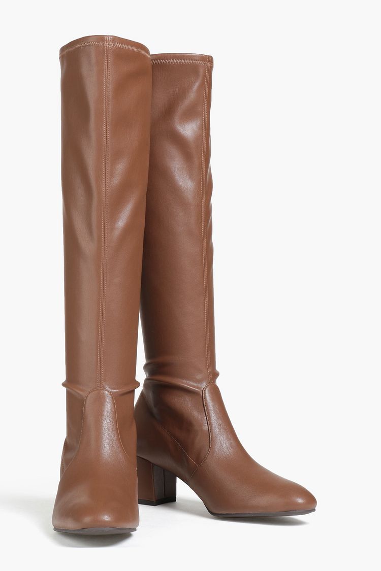 tan leather boot polish