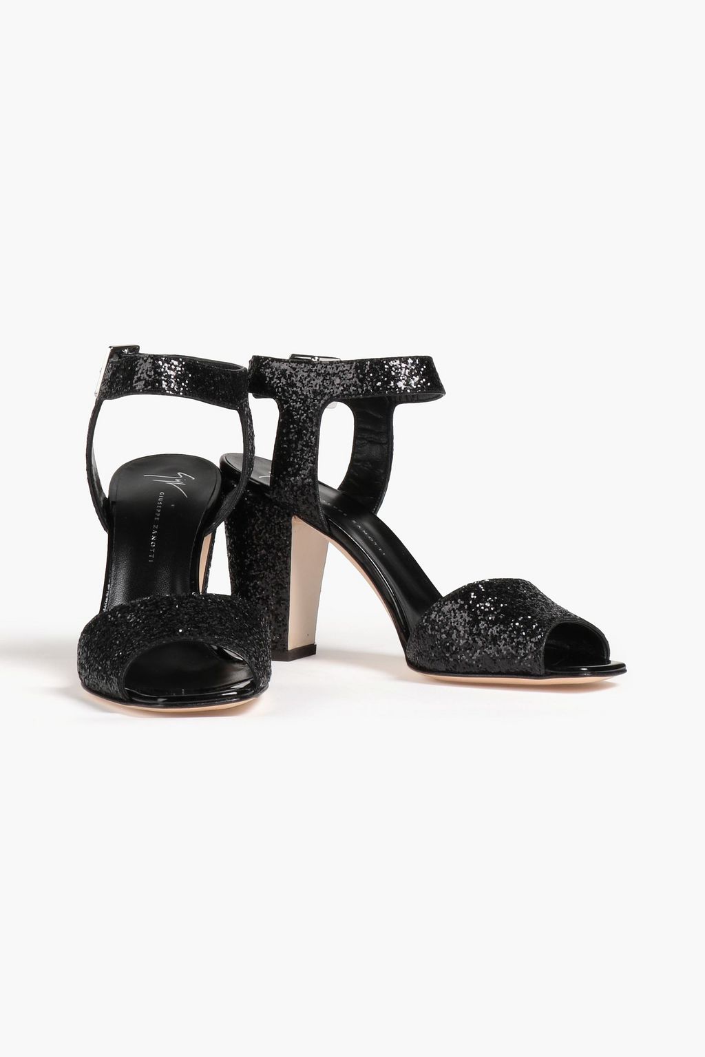 GIUSEPPE ZANOTTI صندل ’لافينيا’ من الجلد البرّاق بكعب مقاس 80