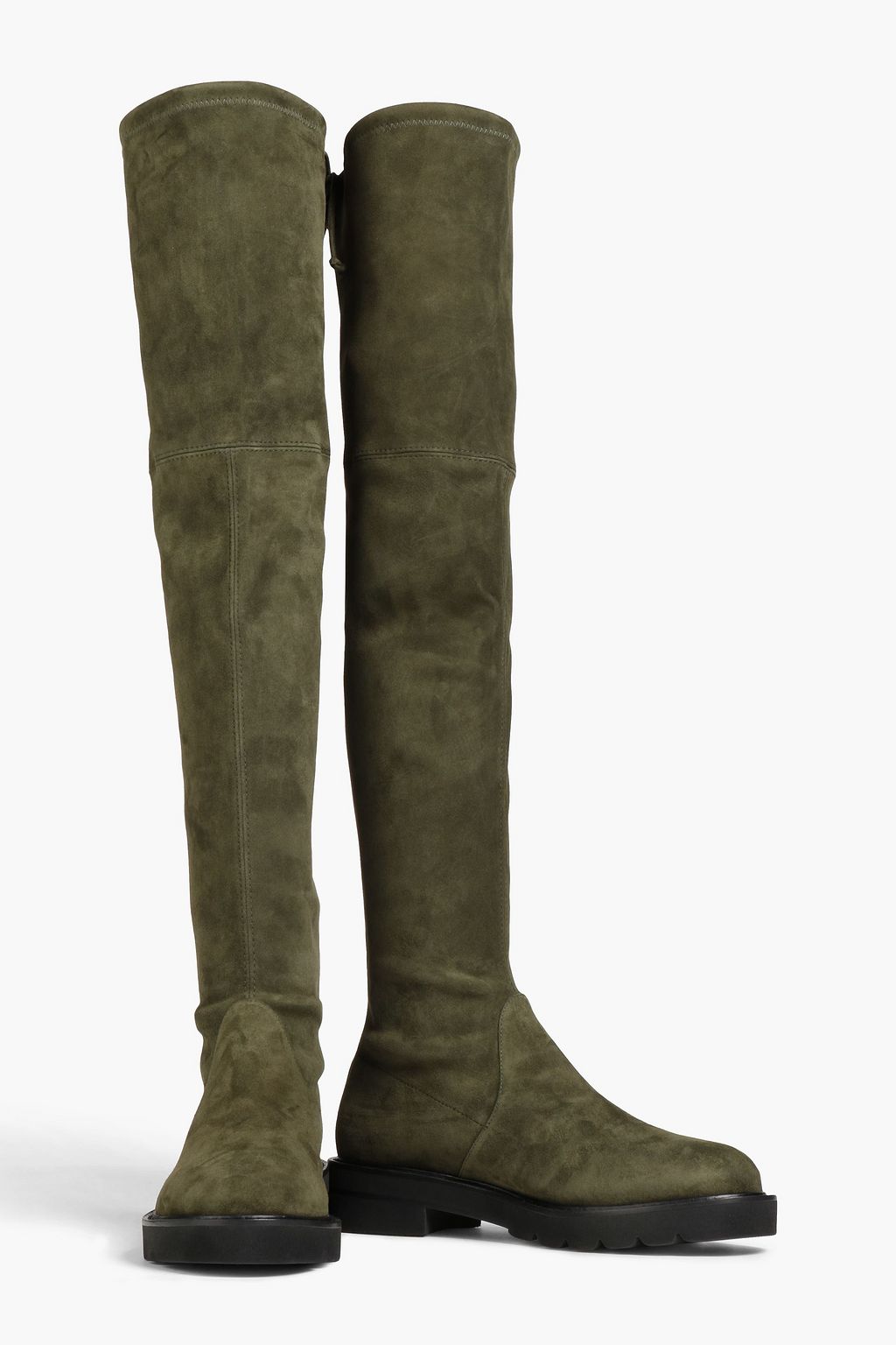 STUART WEITZMAN Overknees aus Veloursleder