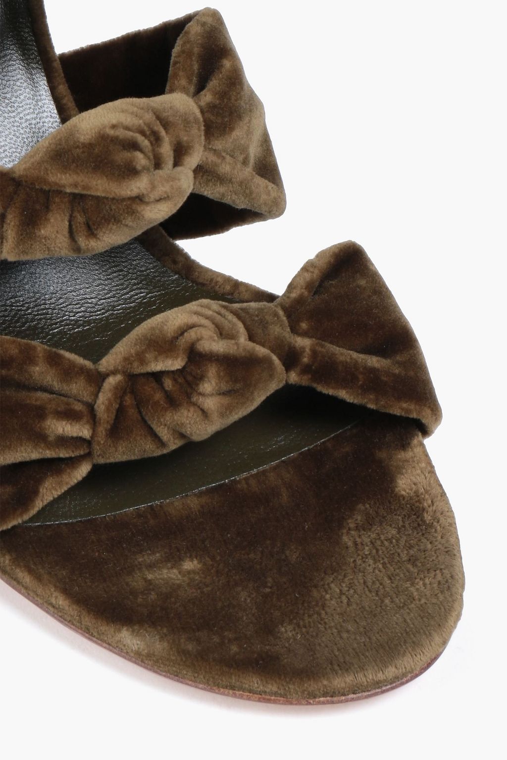 LE MONDE BERYL Knotted leather mules