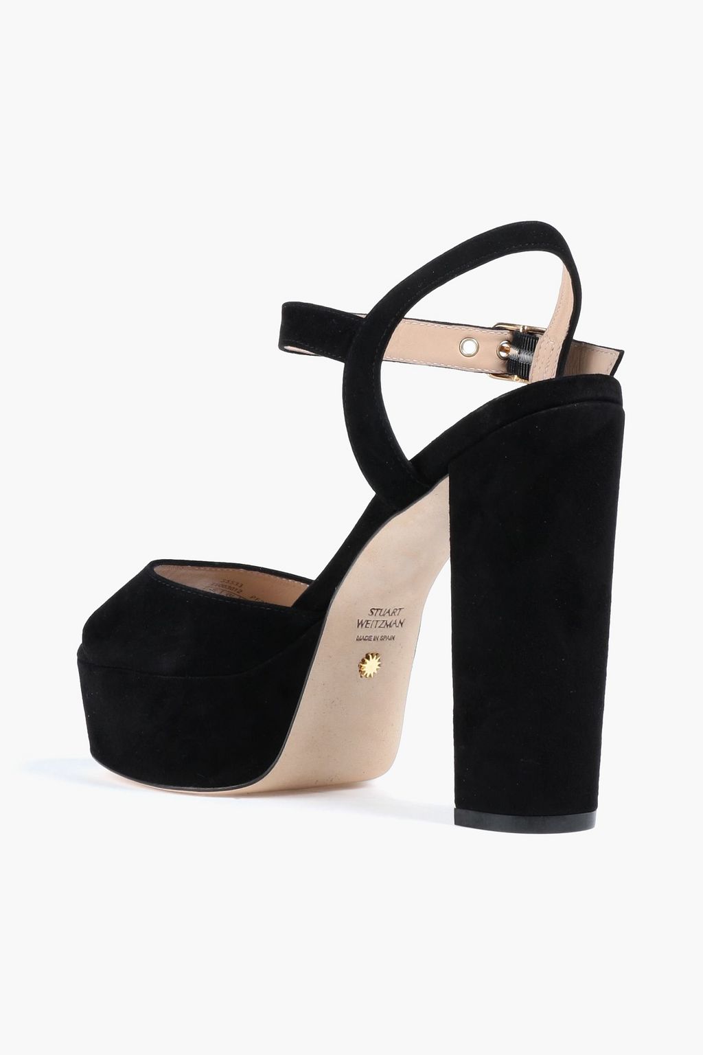 STUART WEITZMAN Ryder suede platform sandals