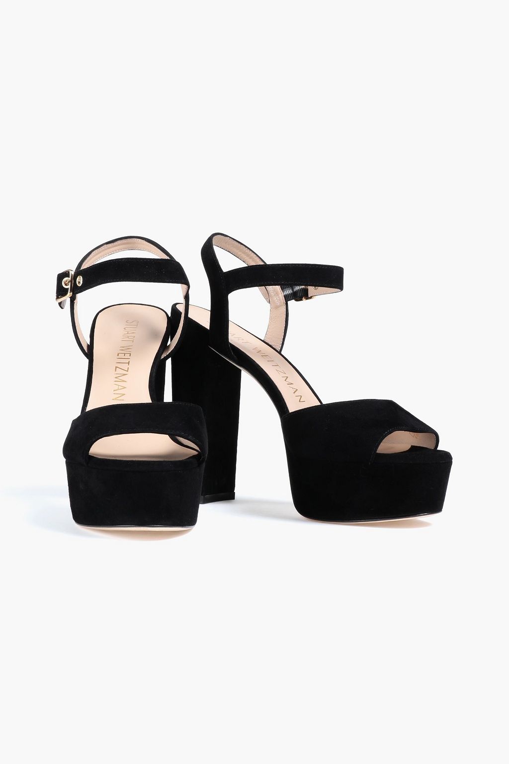STUART WEITZMAN Ryder suede platform sandals