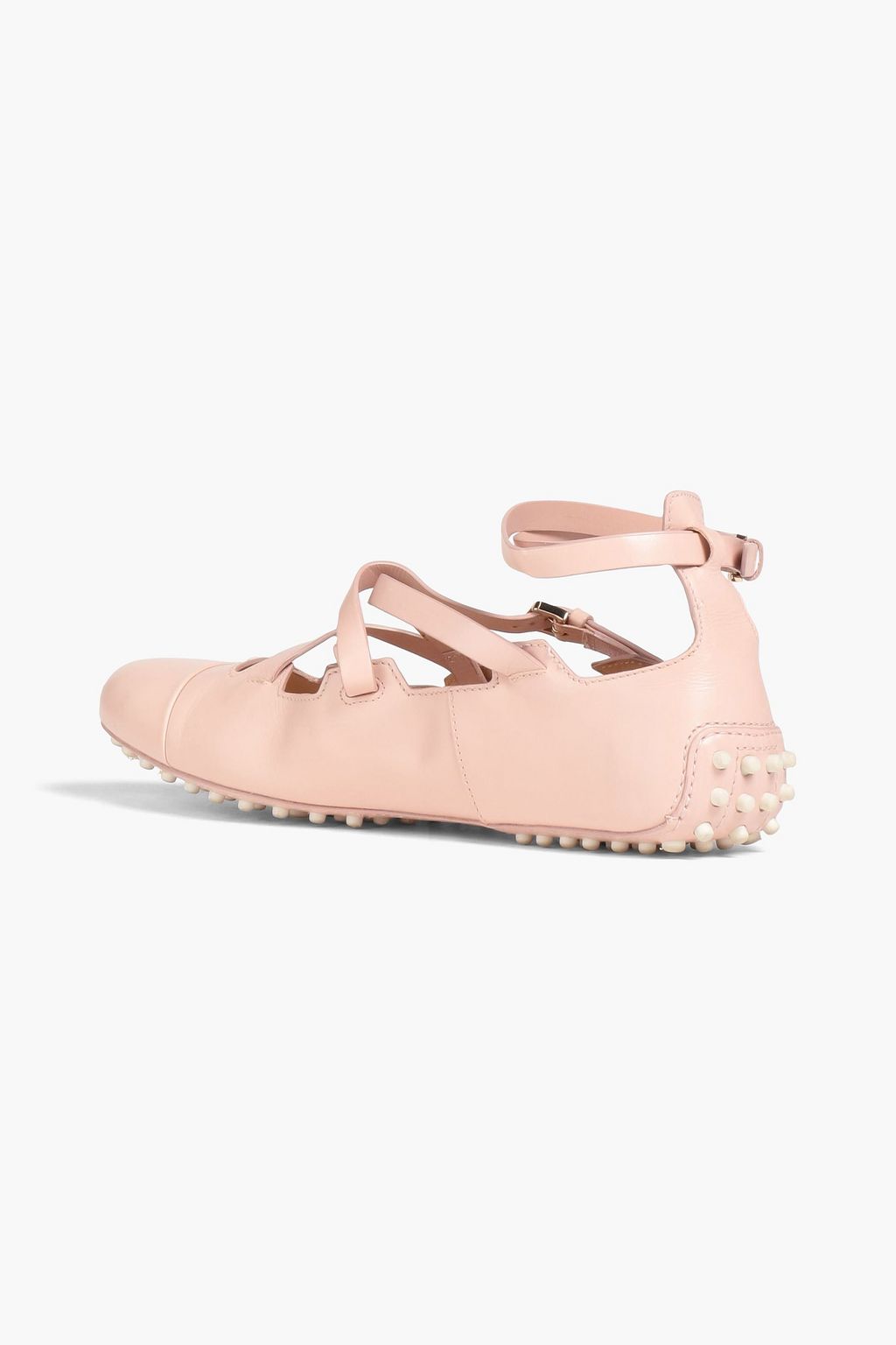 TOD'S Buckled leather ballet flats