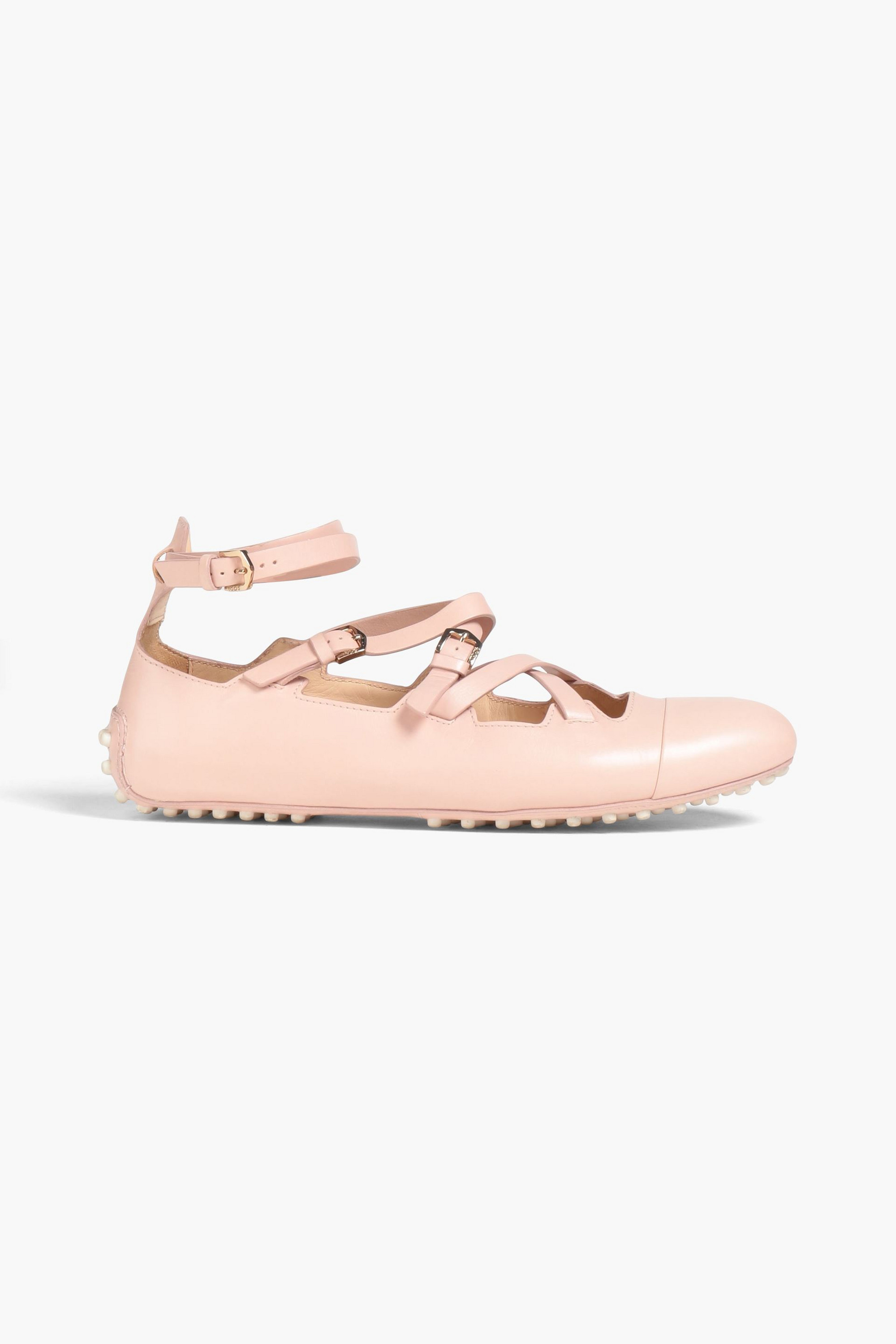 Tod's Buckled leather ballet flats