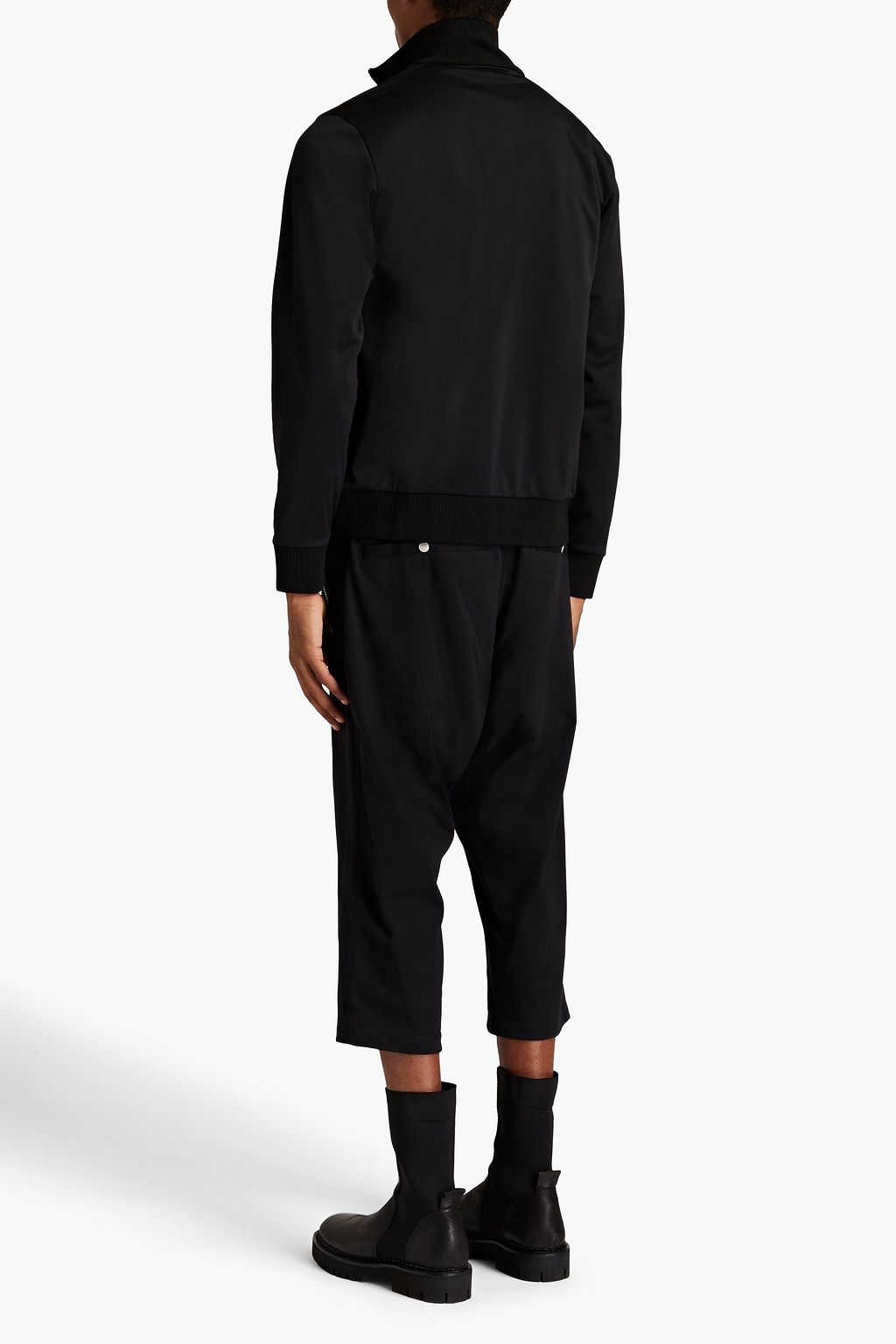 RICK OWENS Tecuatl cropped cotton-jersey drawstring sweatpants