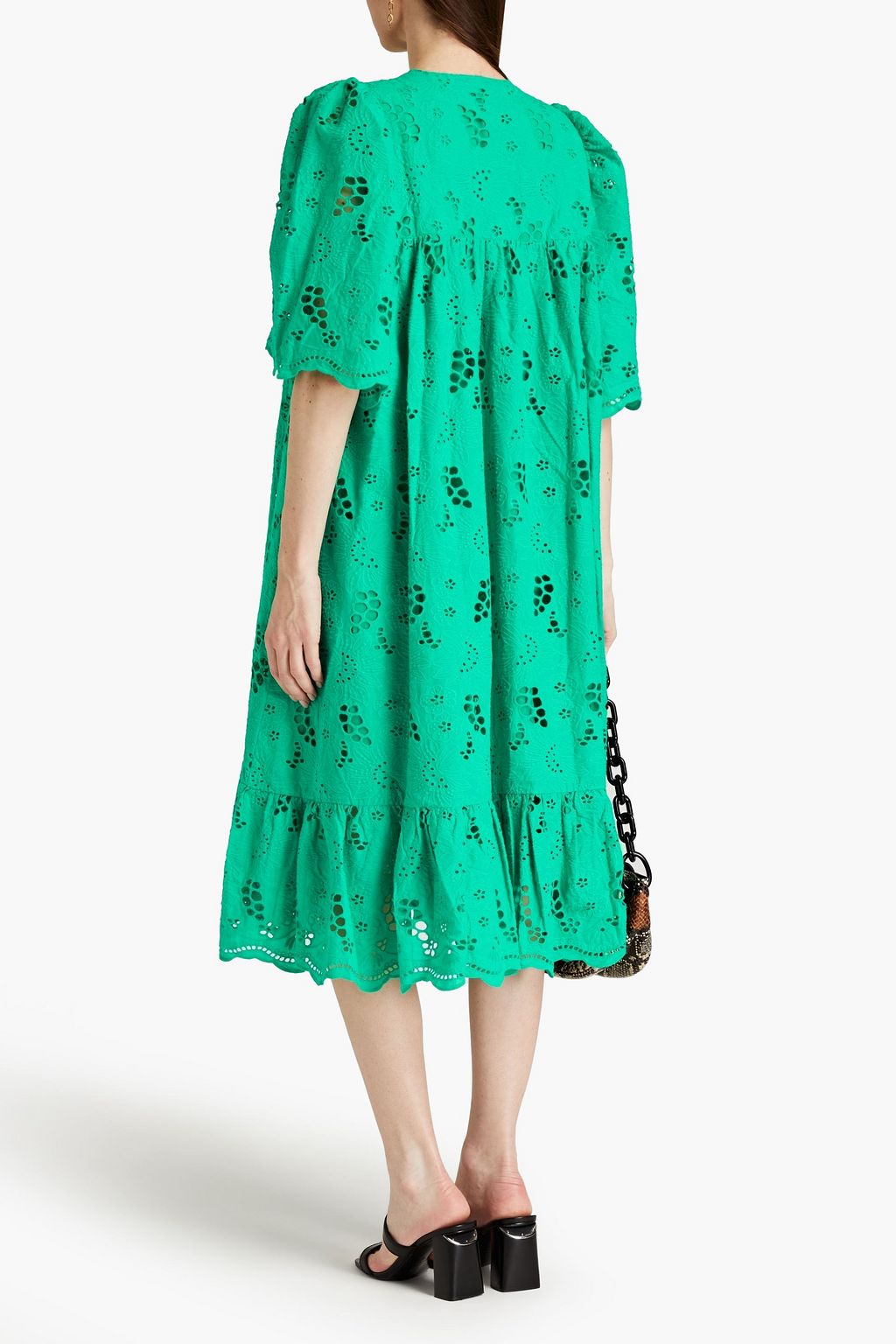 STELLA NOVA Diana broderie anglaise midi dress THE