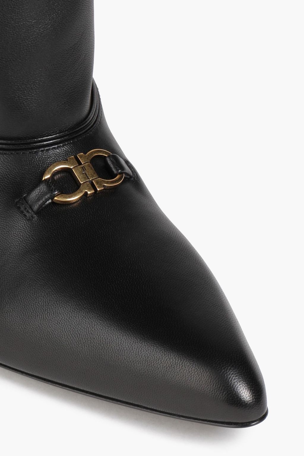 FERRAGAMO Embellished leather boots
