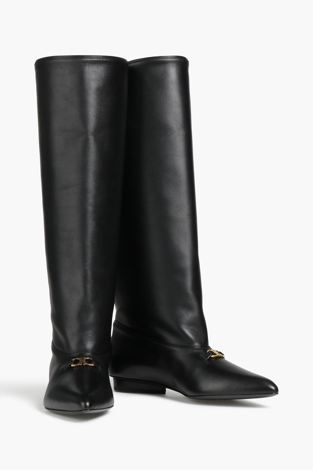 FERRAGAMO Embellished leather boots