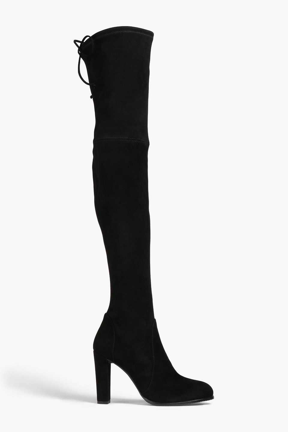 Suede thigh boots
