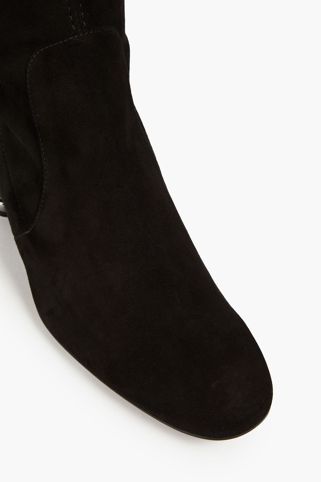 STUART WEITZMAN Vidalia 45 Overknees aus Stretch-Veloursleder