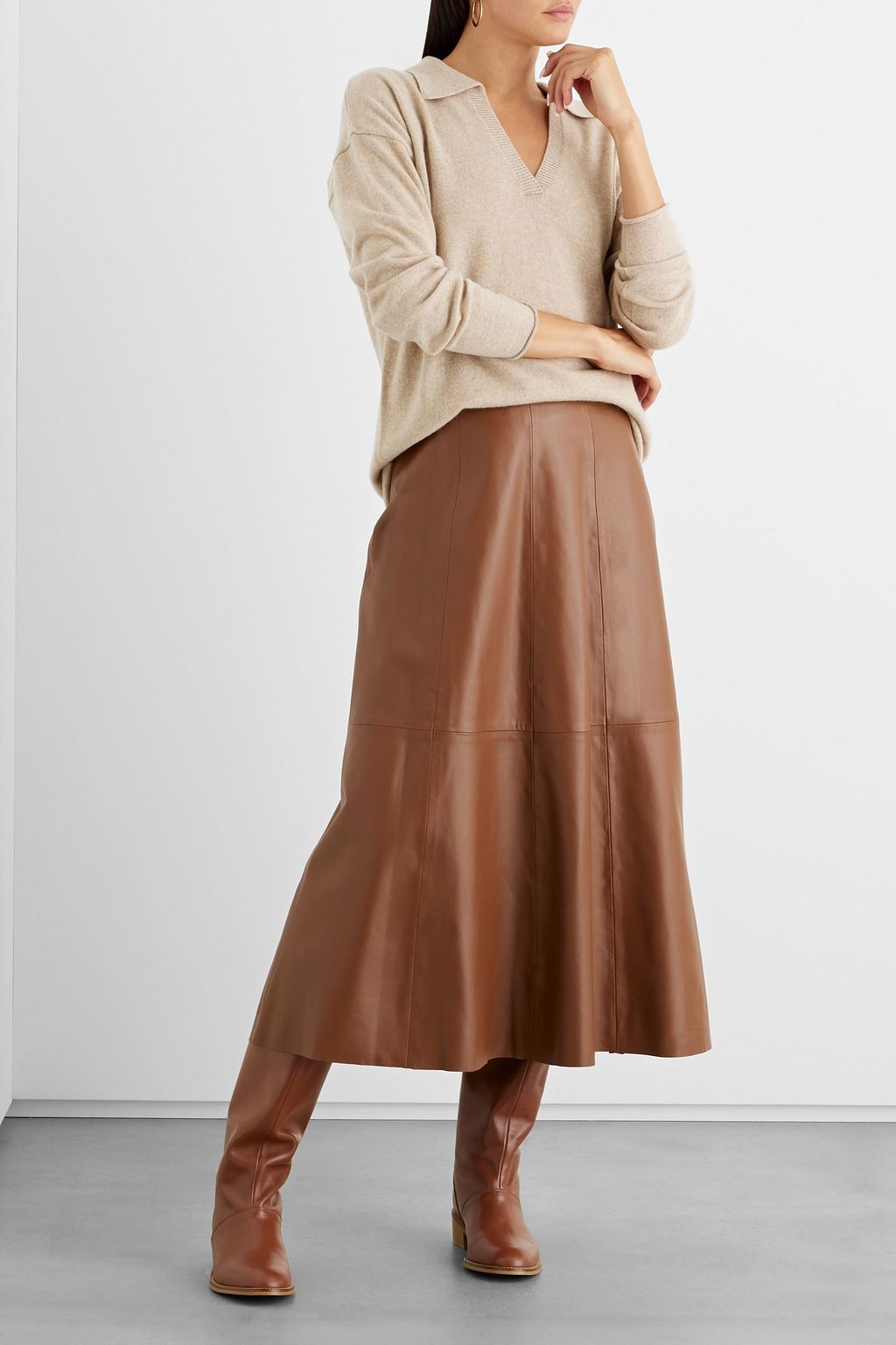 IRIS & INK Isabella leather knee boots