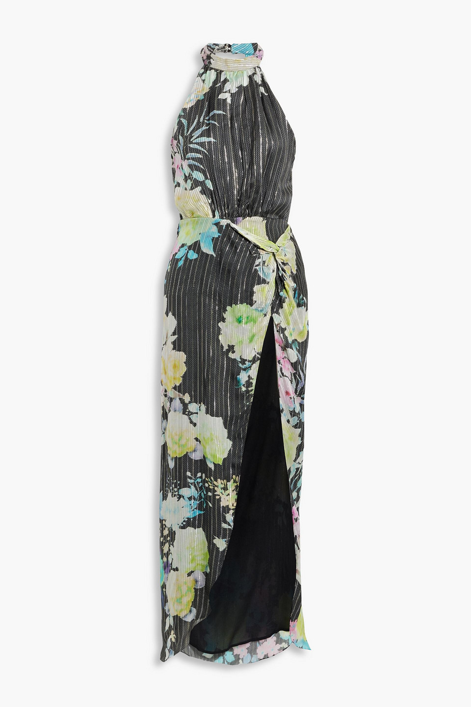 rococo sand ruched long dress Cain Ruched Maxi Dress