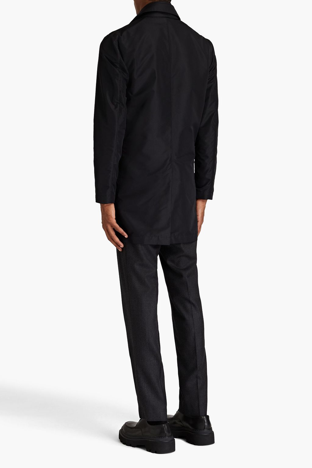 CANALI Convertible shell raincoat