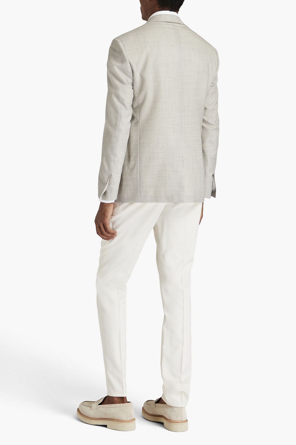 CANALI Wool-jacquard blazer
