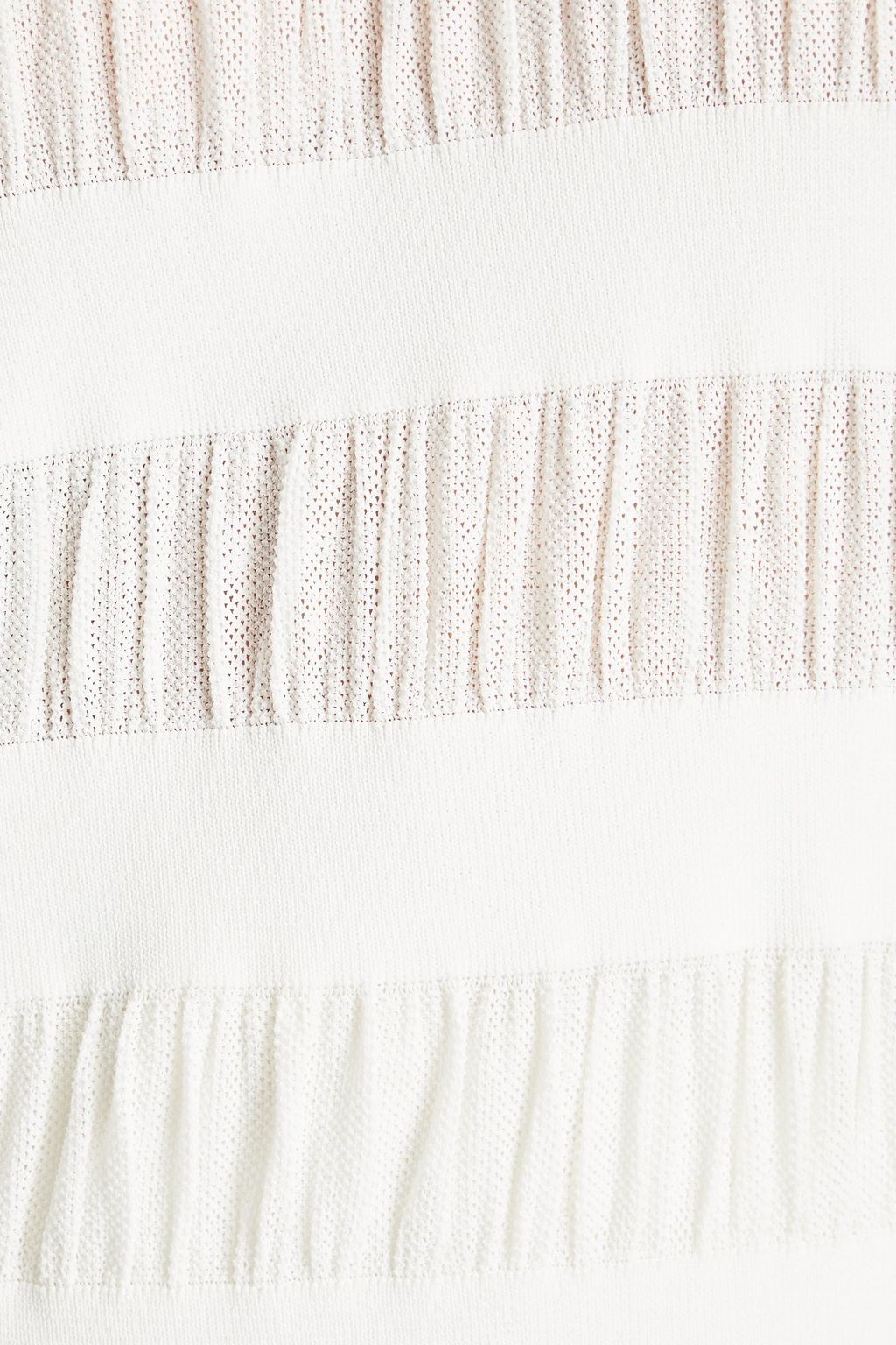 BY MALENE BIRGER Gathered ribbed-knit top