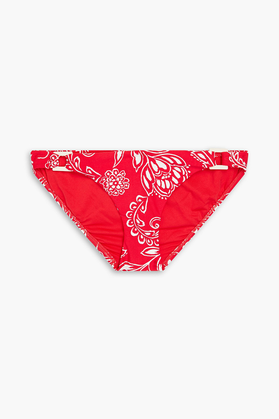 Folklore printed low-rise bikini briefs