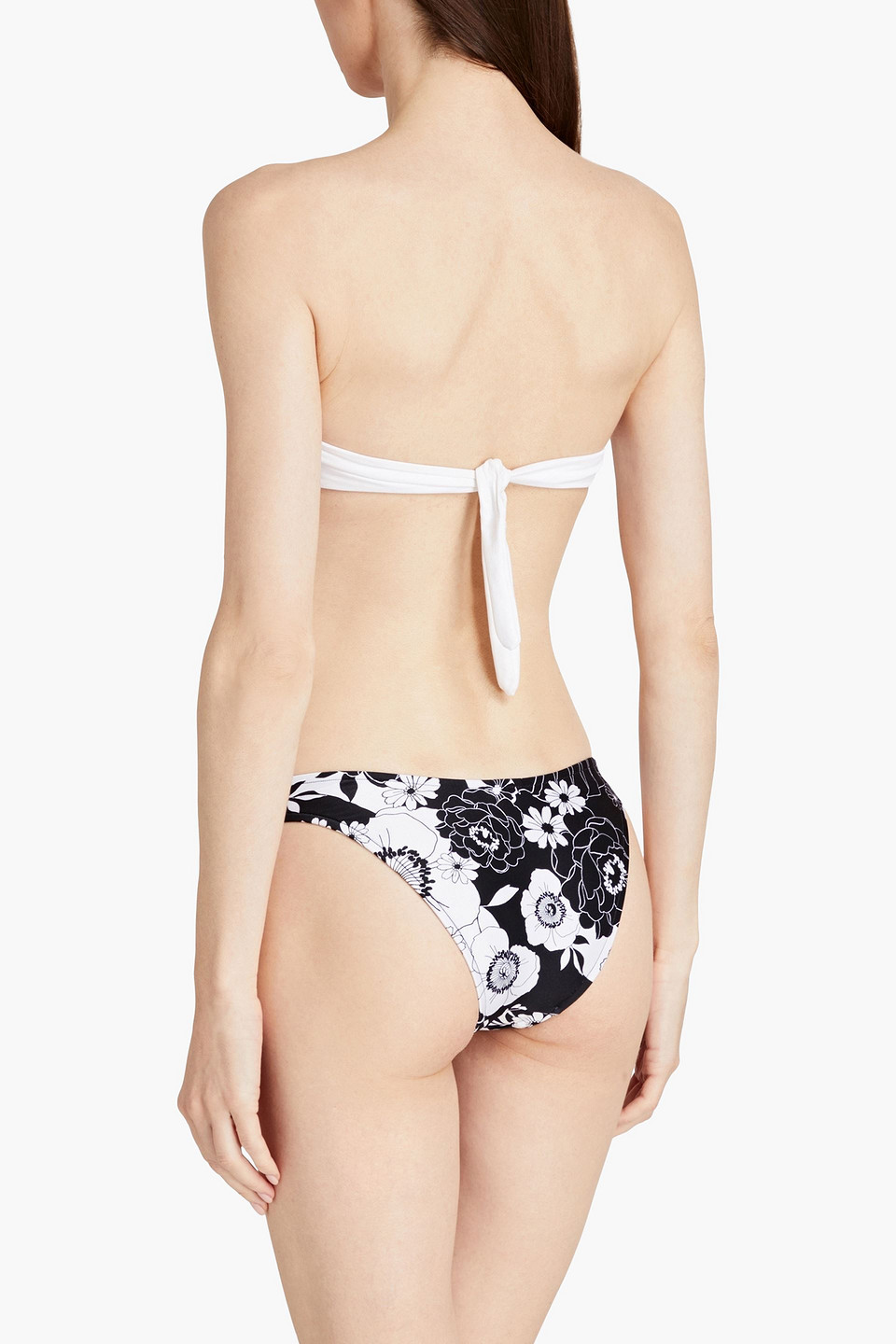 Shop Seafolly Summer Of Love Low-rise Bikini Briefs In Black