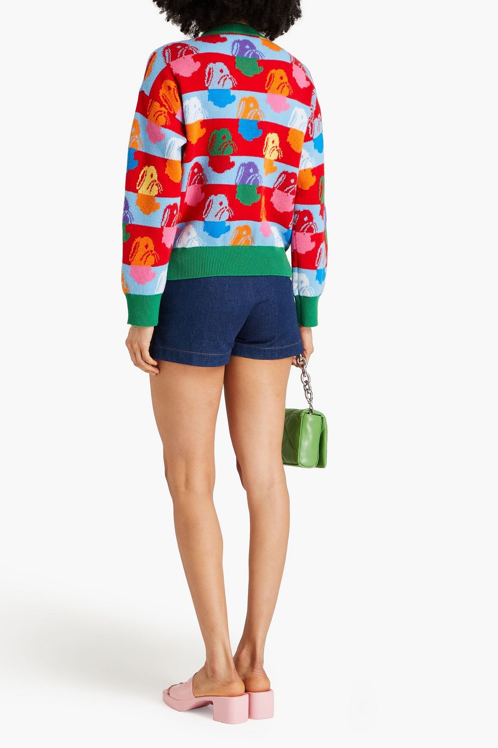 GUCCI Jacquard-knit wool sweater