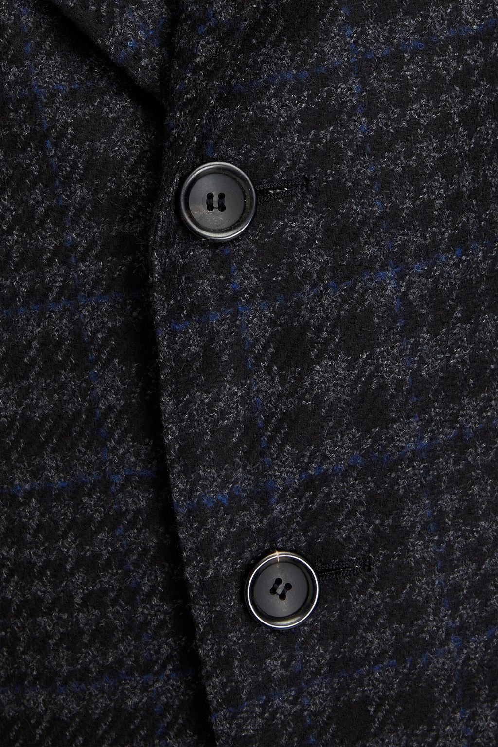 CANALI Kei houndstooth wool-felt coat
