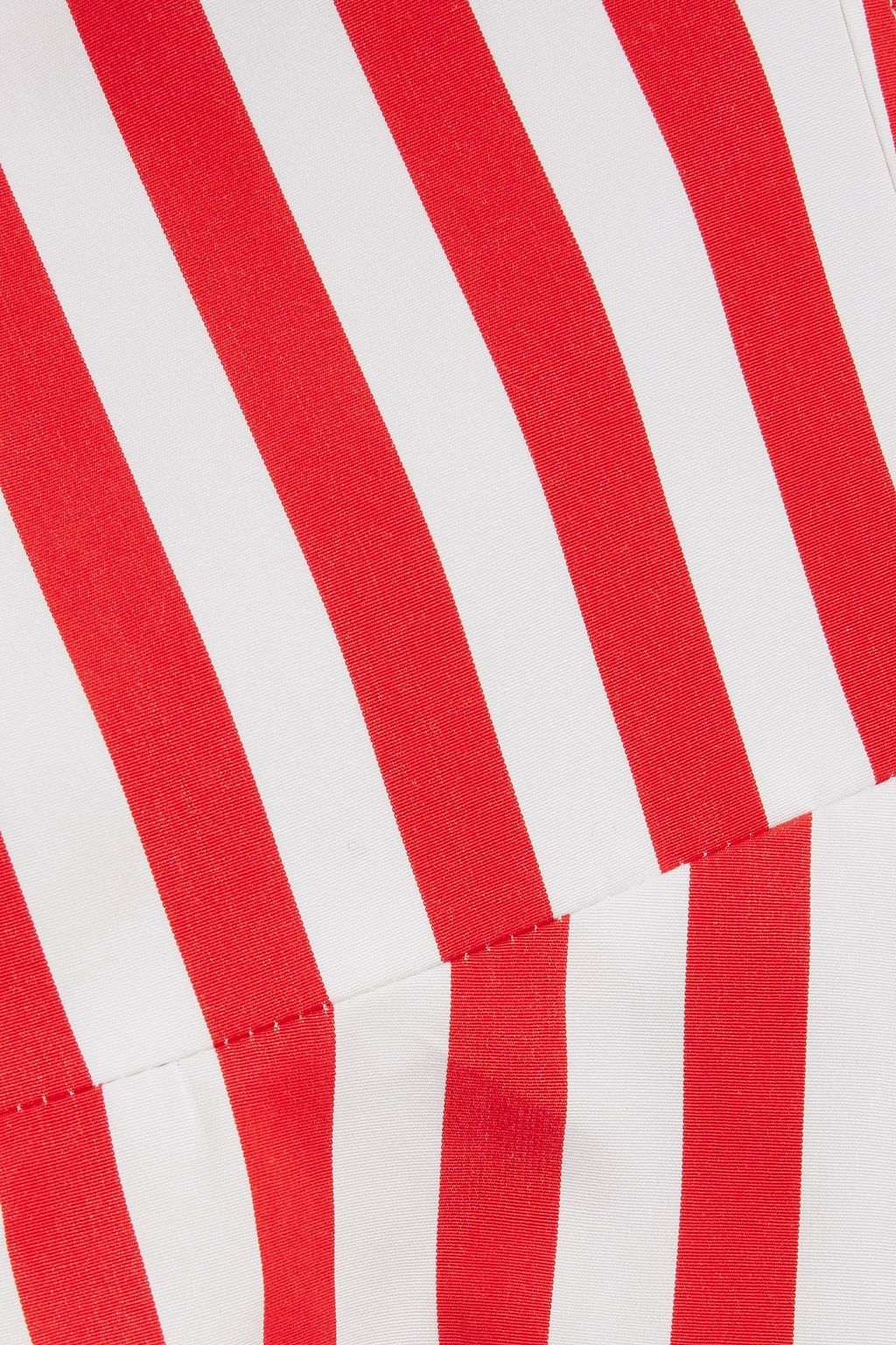 OSCAR DE LA RENTA Striped cotton dress