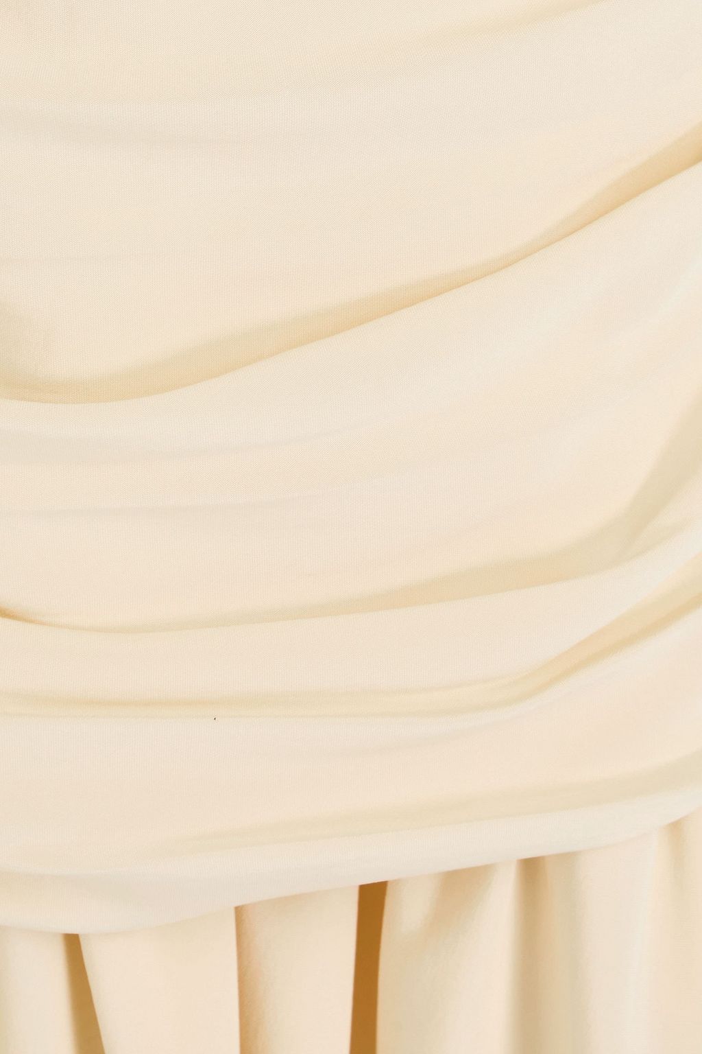 GUCCI Minikleid aus Seiden-Twill mit Raffung