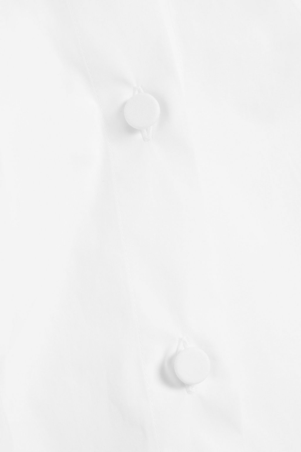 GUCCI Tie-detailed cotton-poplin blouse