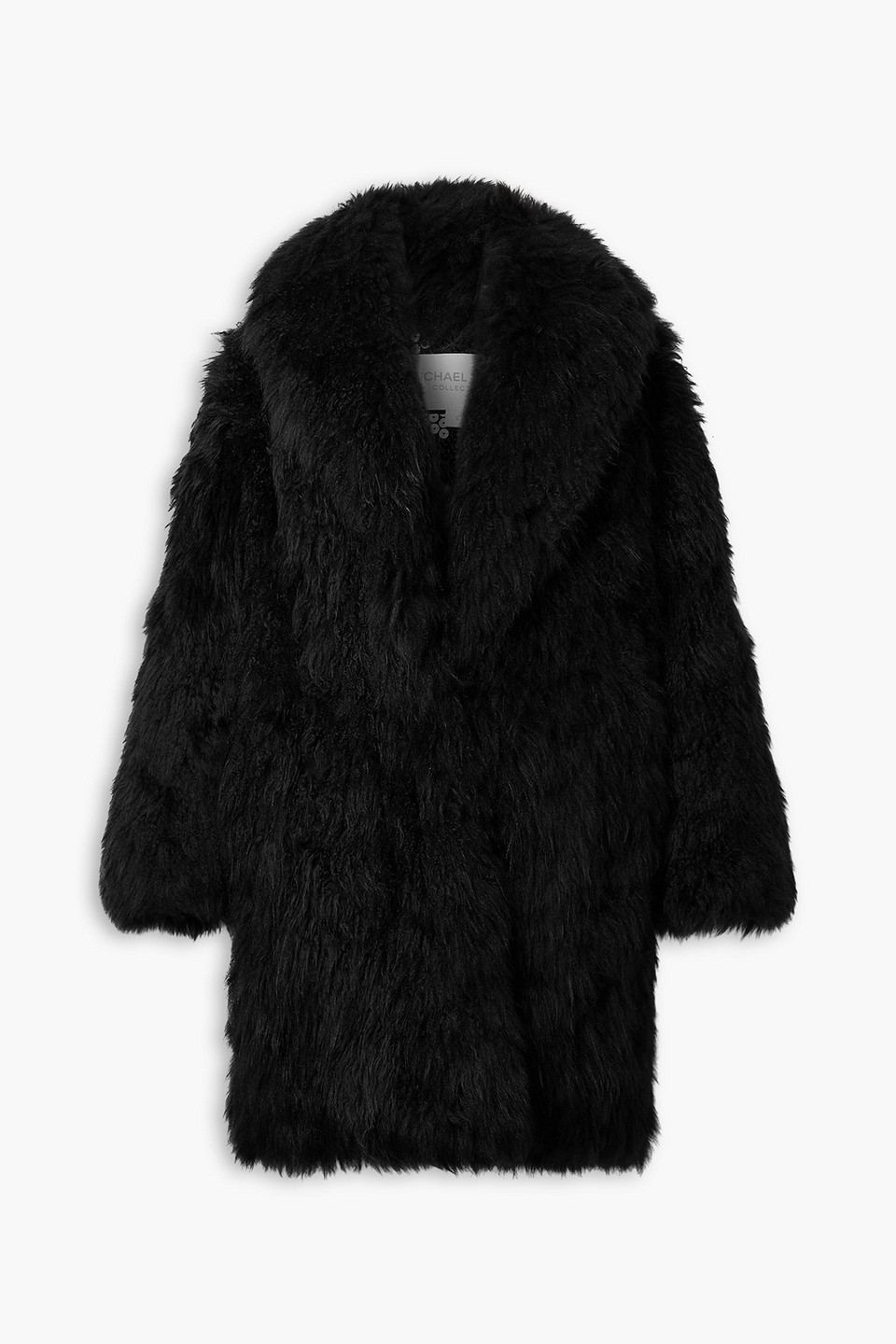 Sequin-lined cashmere coat