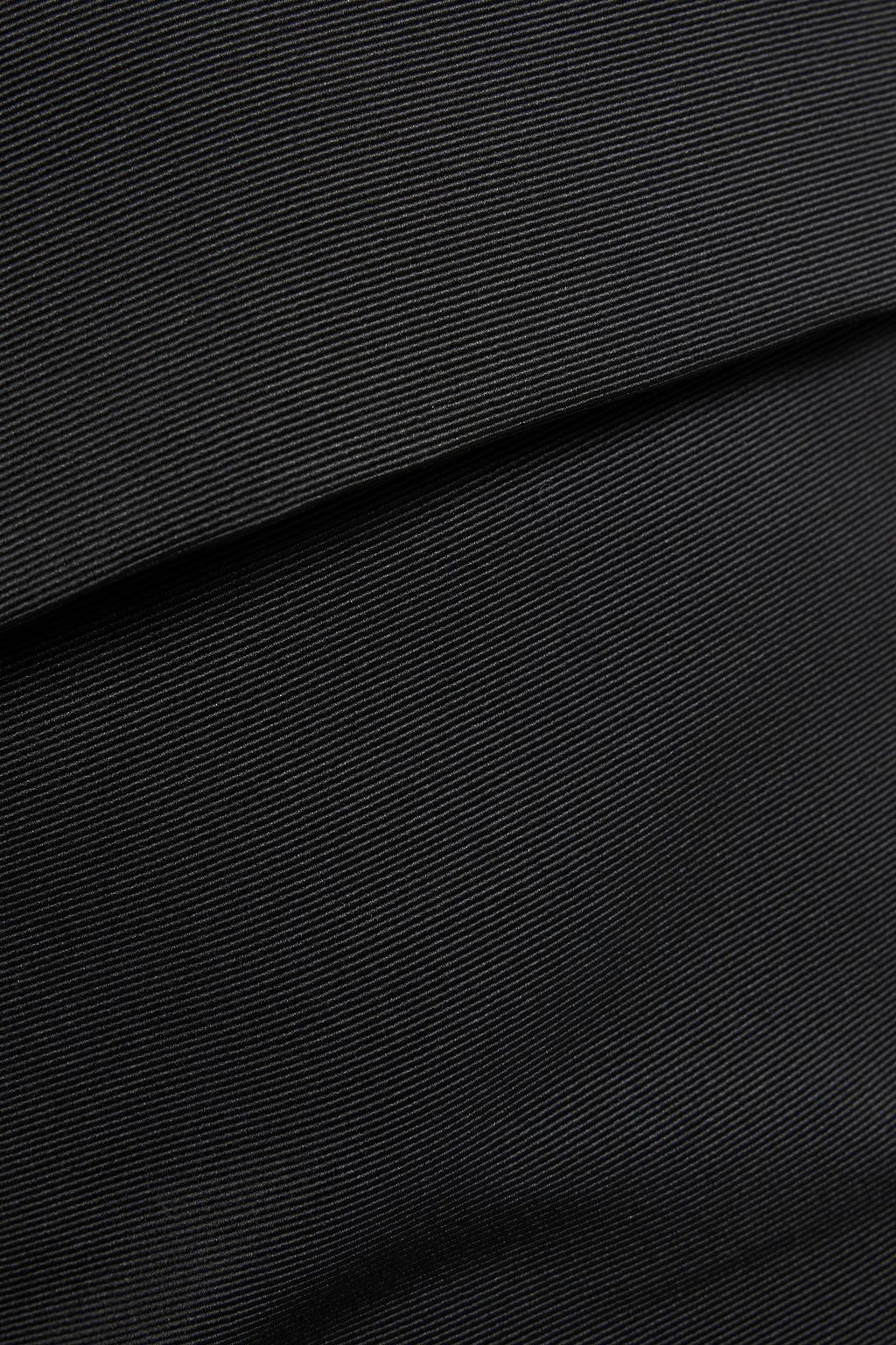 OSCAR DE LA RENTA Off-the-shoulder wool-blend faille dress