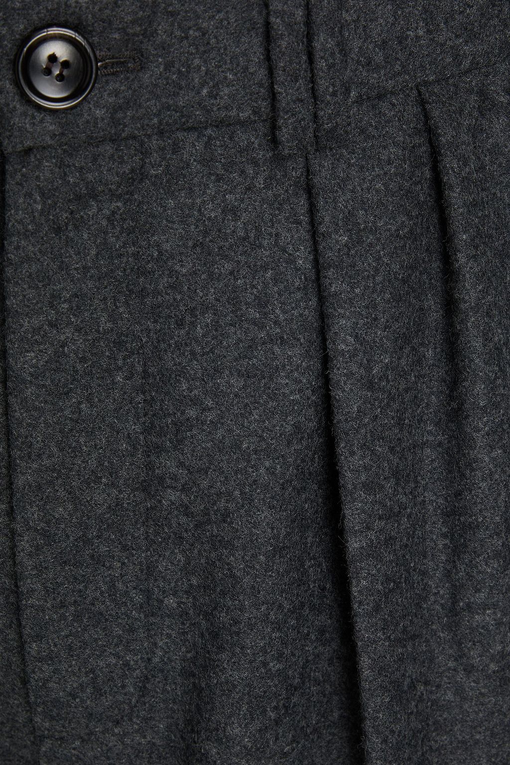 GUCCI Brushed wool-felt pants