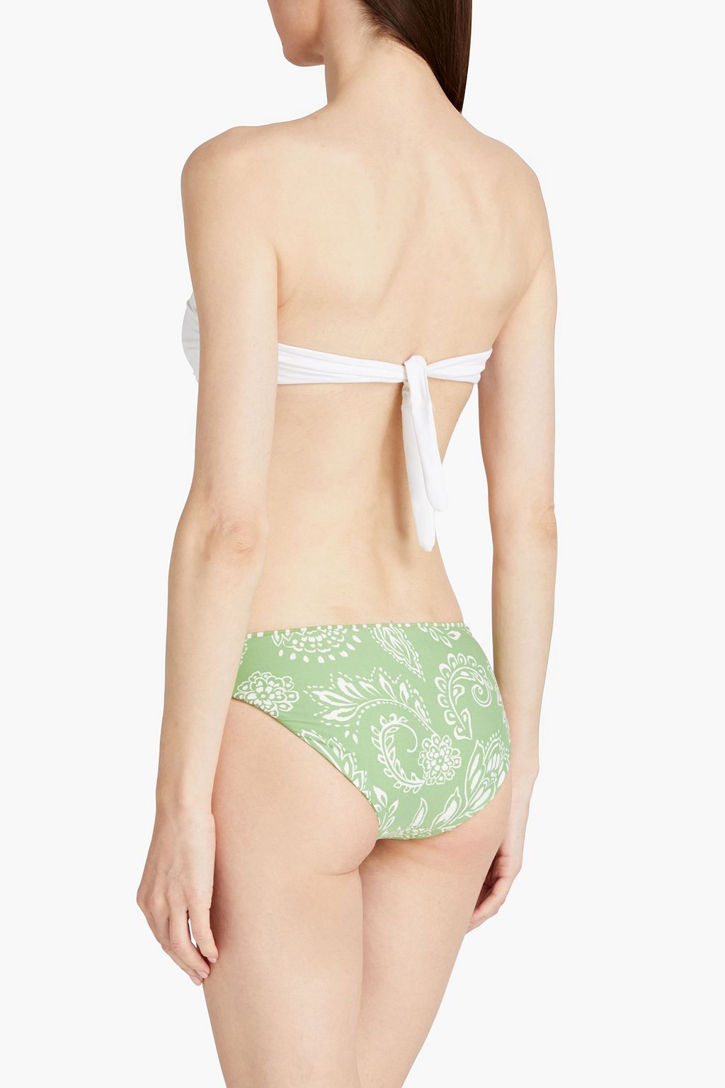 SEAFOLLY سروال بكيني «فولكلور» بخصر منخفض قابل للارتداء على الوجهين ومزين بطبعات