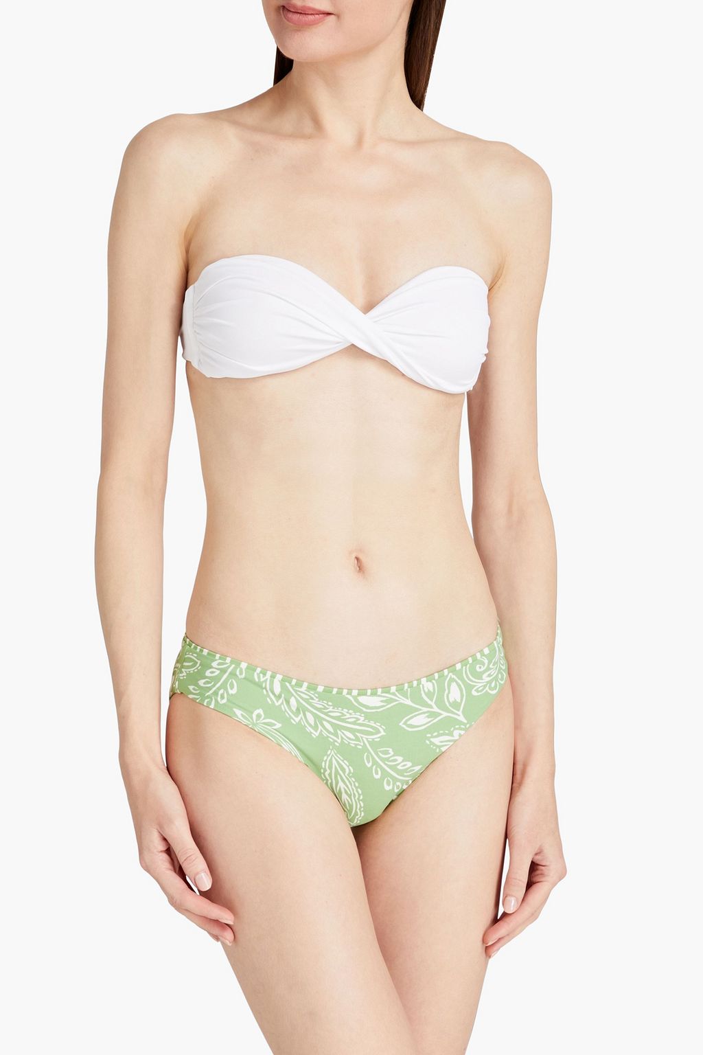 SEAFOLLY سروال بكيني «فولكلور» بخصر منخفض قابل للارتداء على الوجهين ومزين بطبعات