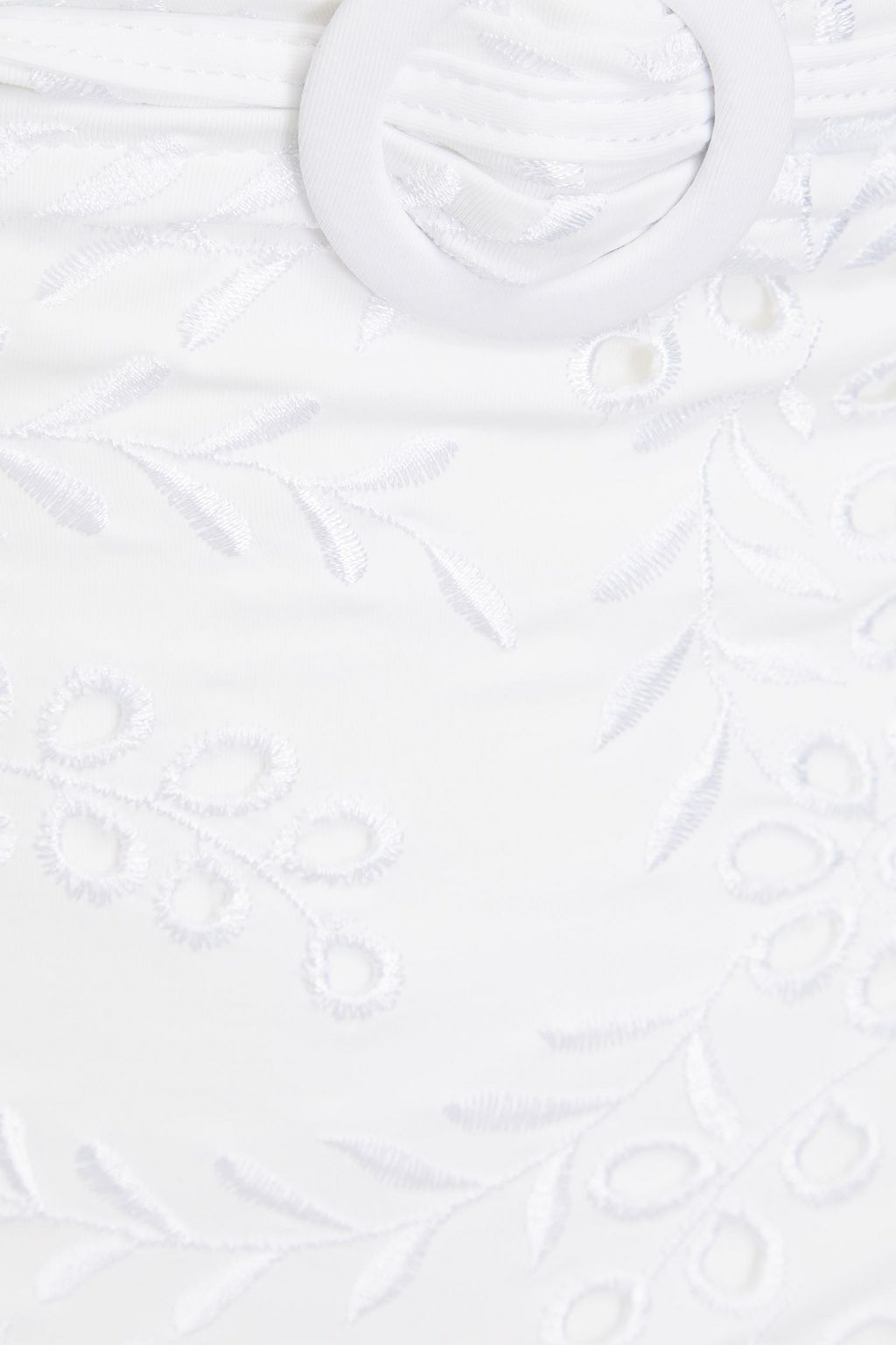 SEAFOLLY سروال بكيني «كوستا بيلا» بخصر مرتفع وبتطريز إنجليزي مزود بحزام