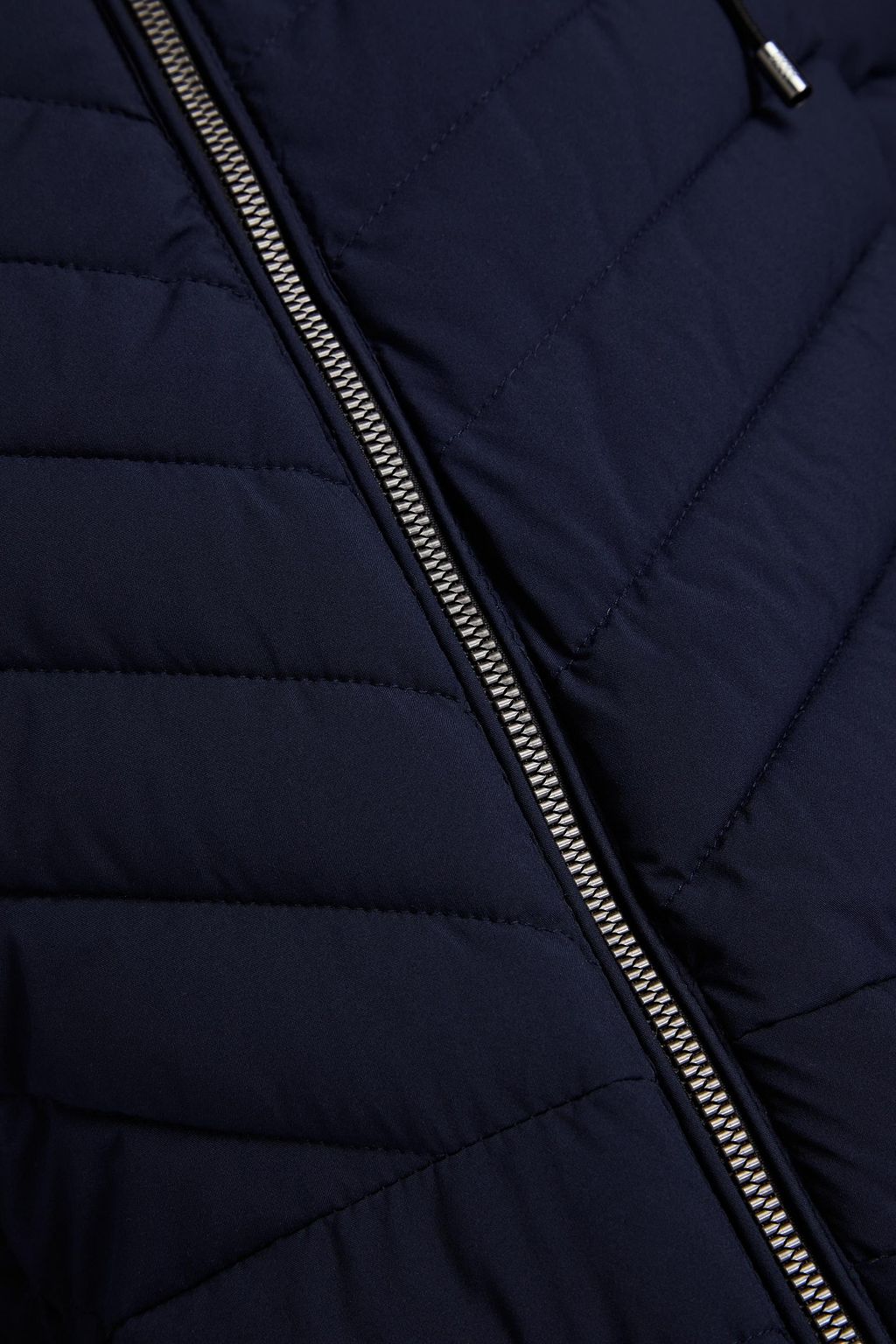 DKNY Quilted shell hooded coat