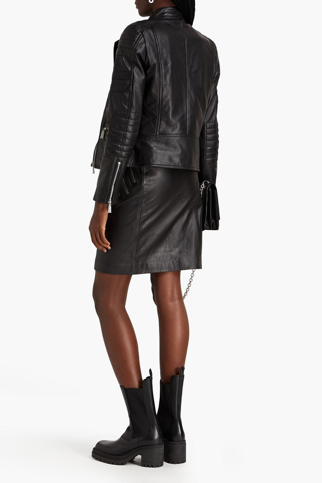 EACH X OTHER Leather biker jacket