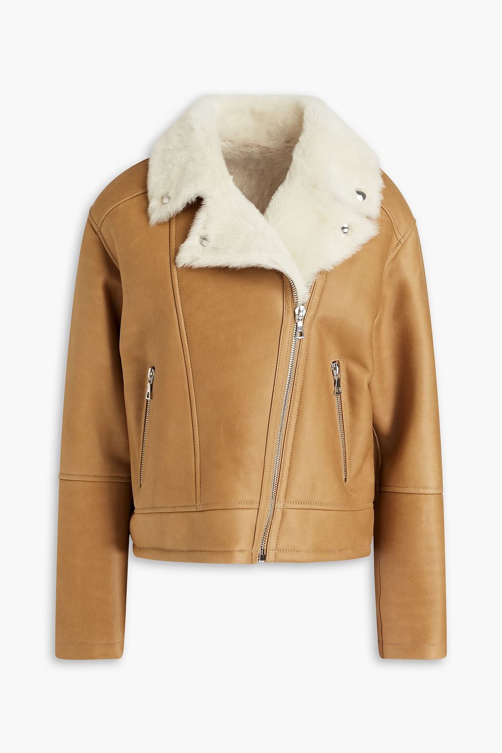 Australië steen verrader YVES SALOMON Shearling biker jacket | Sale up to 70% off | THE OUTNET