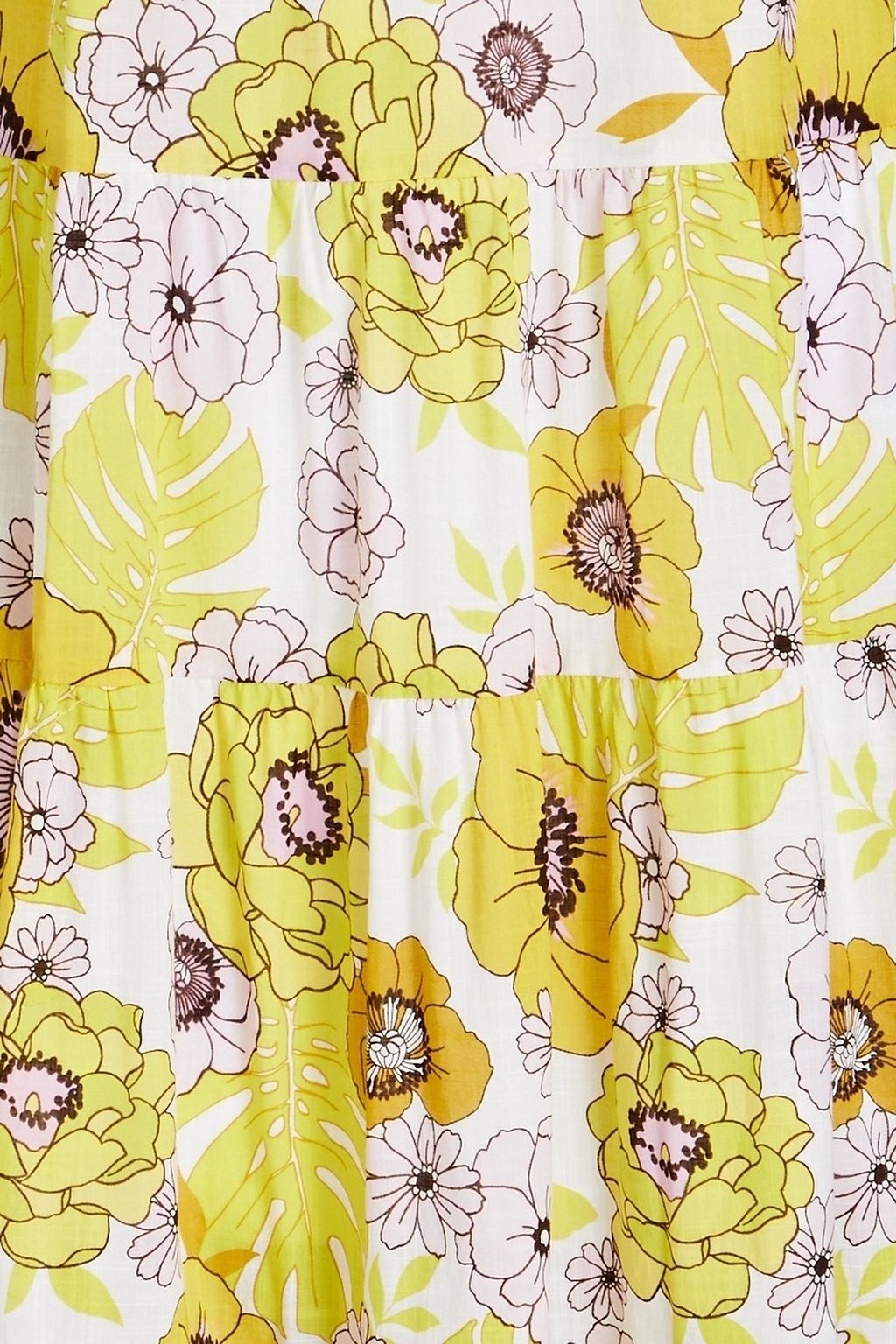 SEAFOLLY Gathered floralprint cottongauze midi dress THE