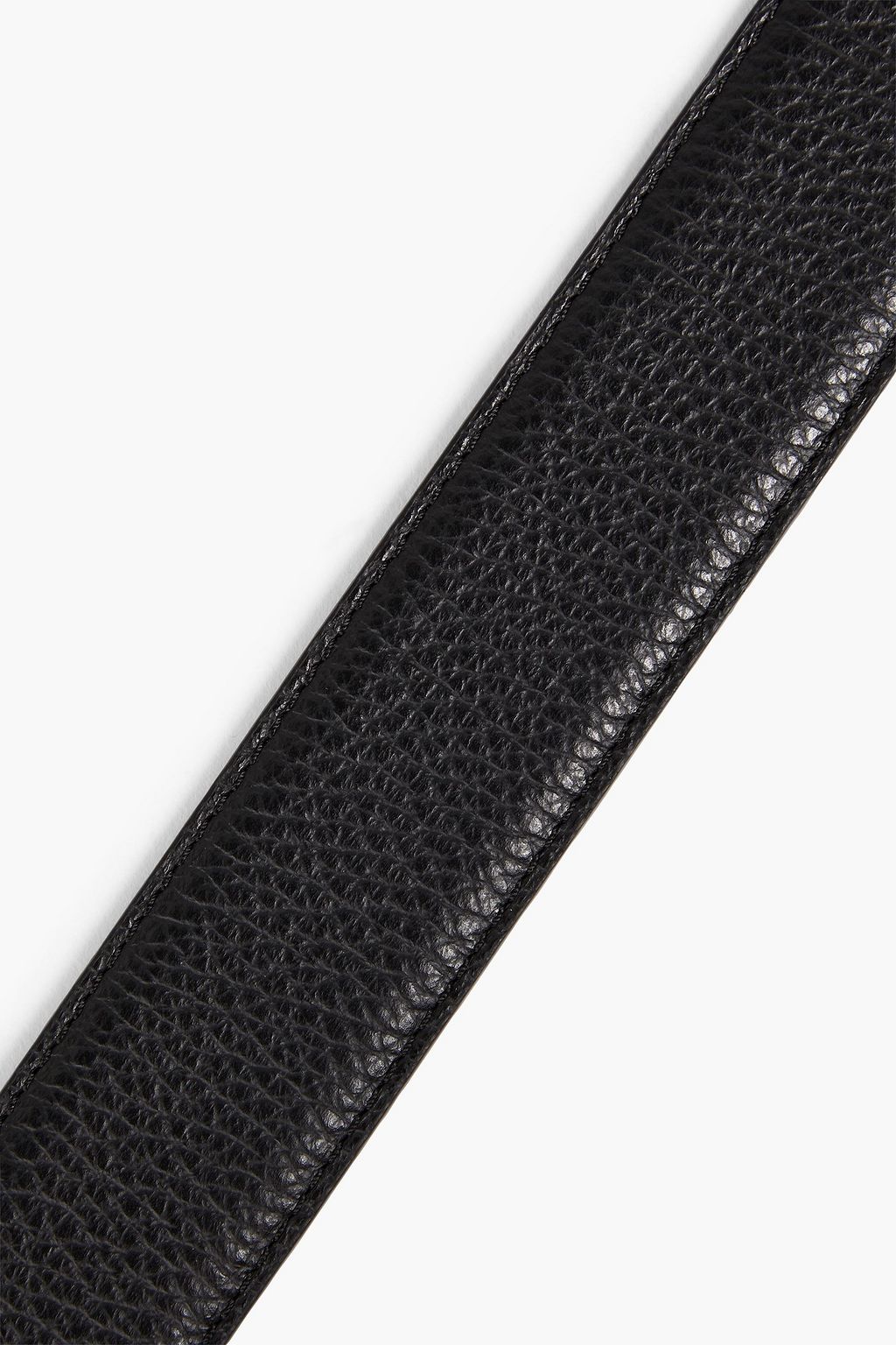 CANALI Textured-leather belt