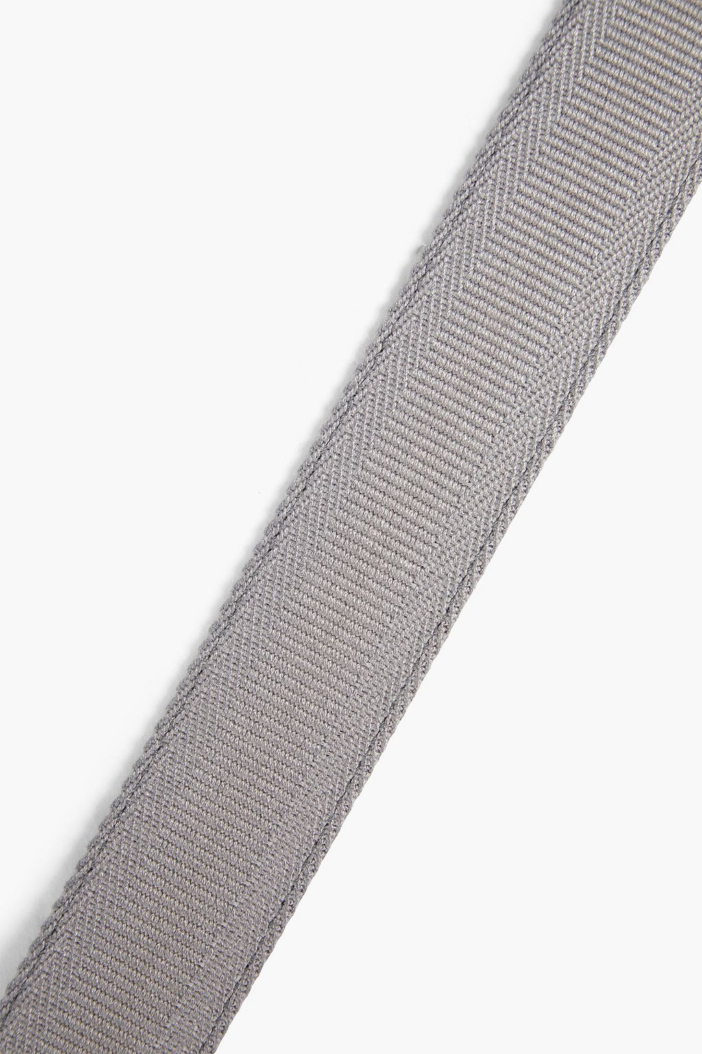 CANALI Textured-leather and grosgrain belt