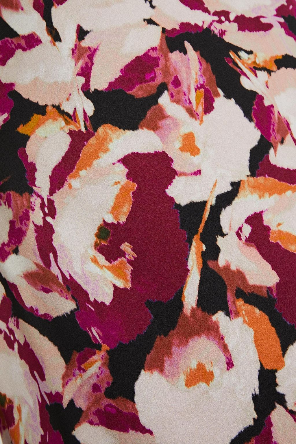 NICHOLAS Floral-print silk-satin crepe halterneck gown