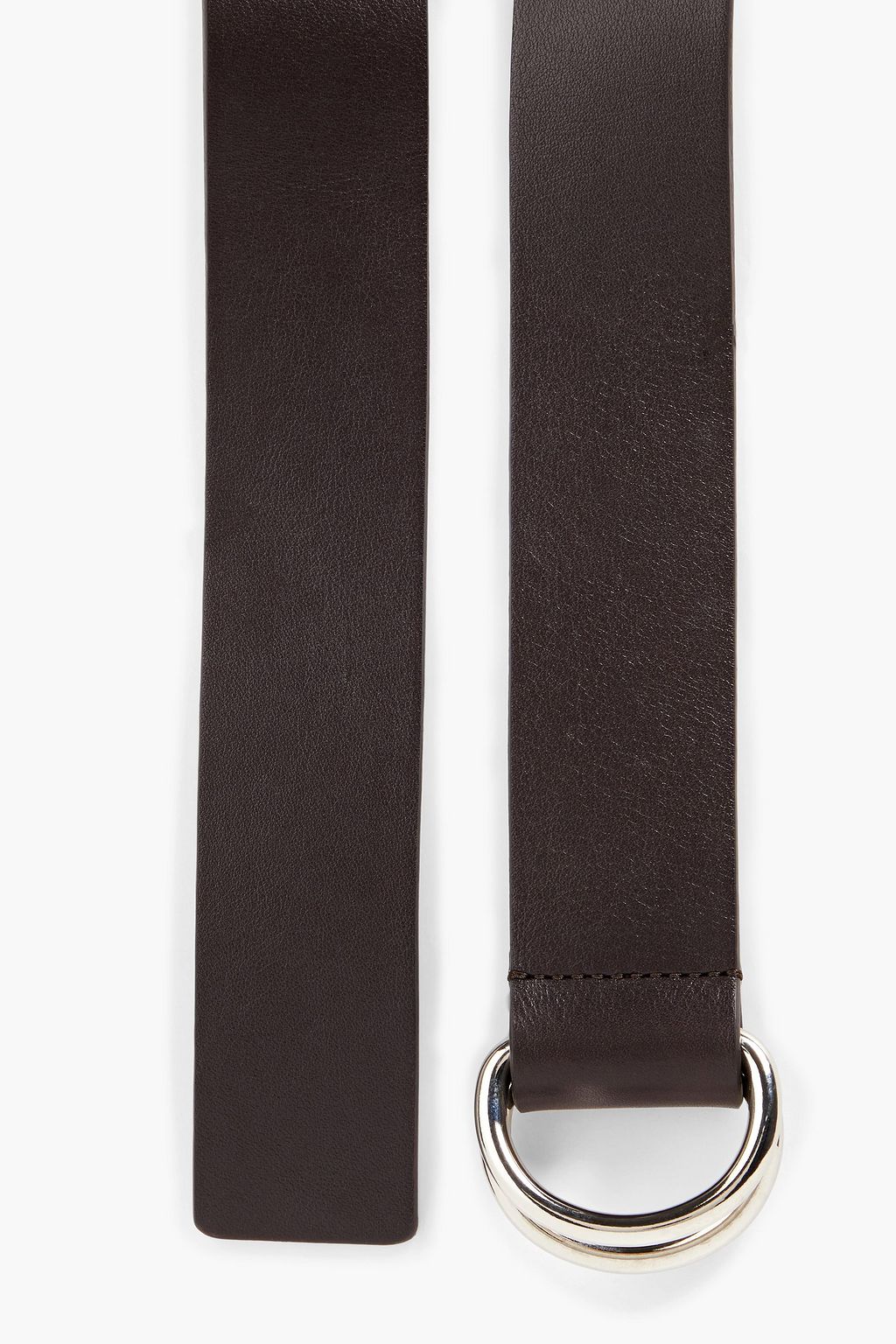 CANALI Pebbled-leather belt