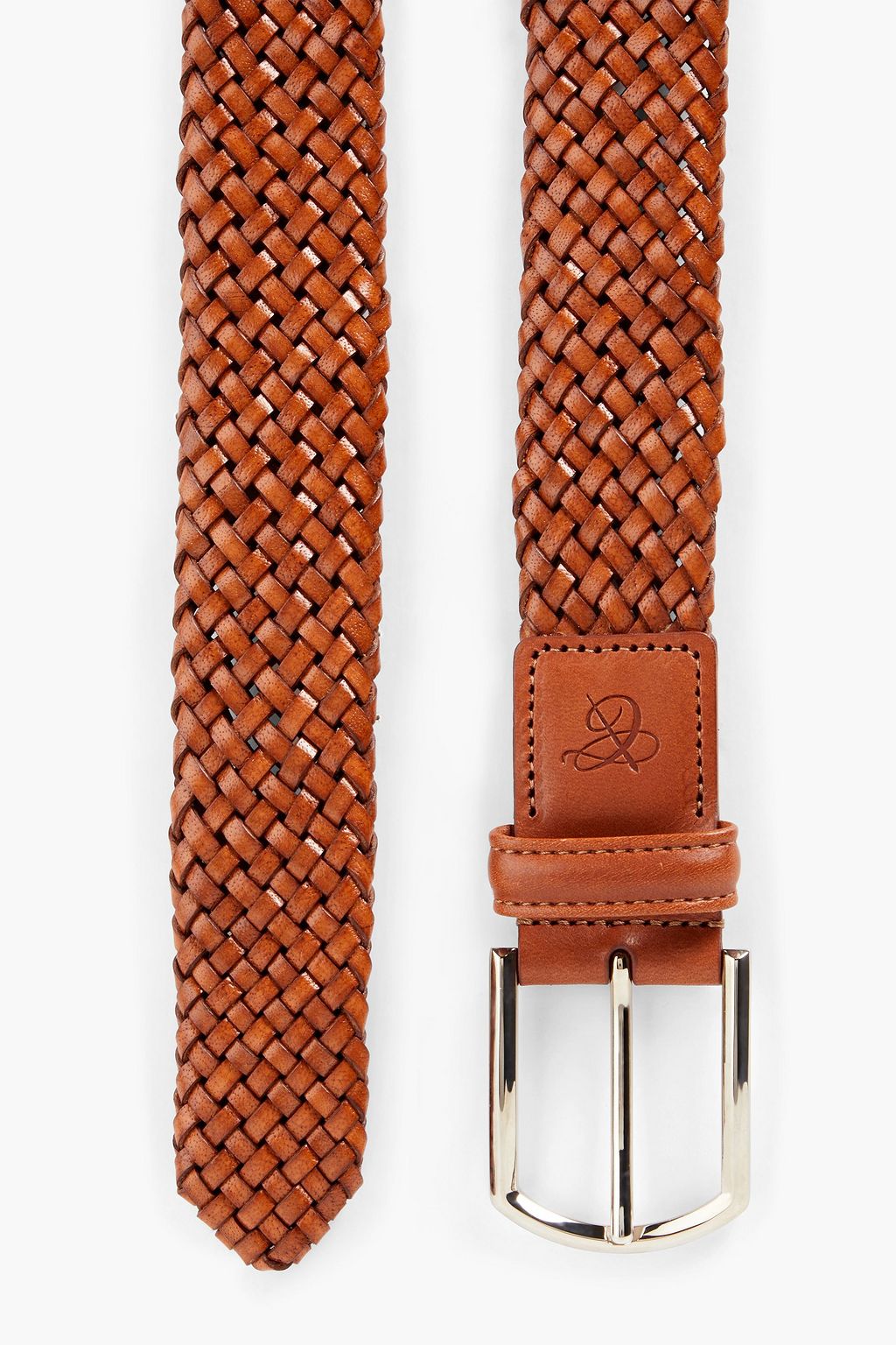 CANALI Woven leather belt